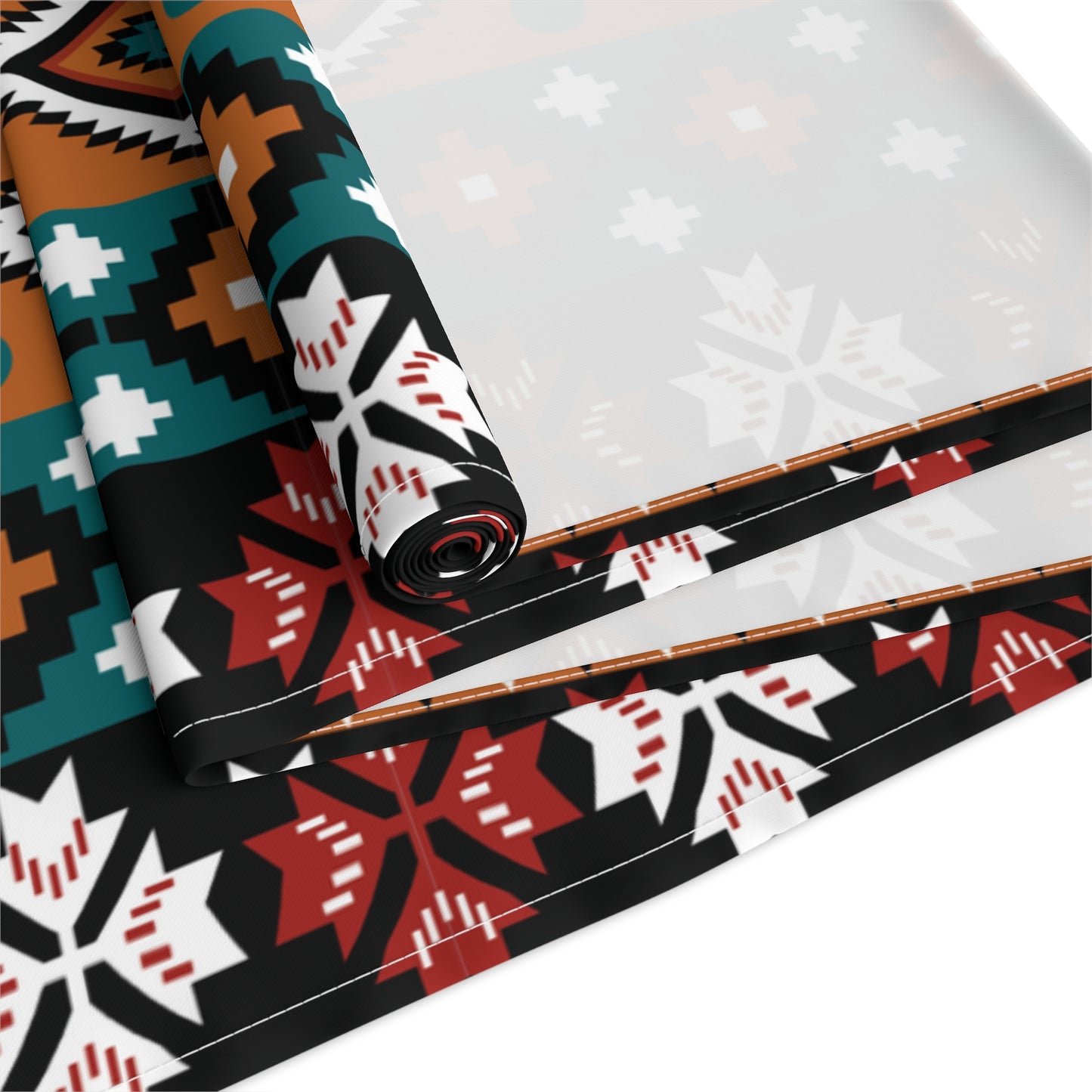 Aztec-Inspired Table Runner - Bold Patterns, Cotton Twill or Polyester - Ideal for Home Decor & Unique Gifts