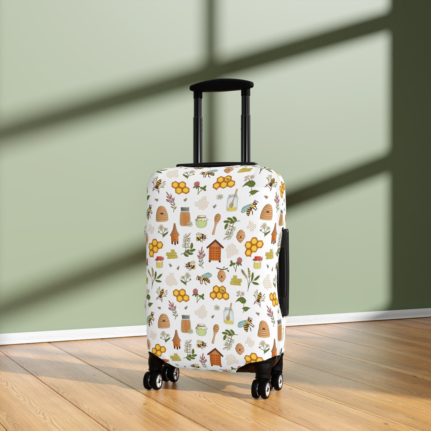 Honey Bee Luggage Cover - Bee Suitcase Cover