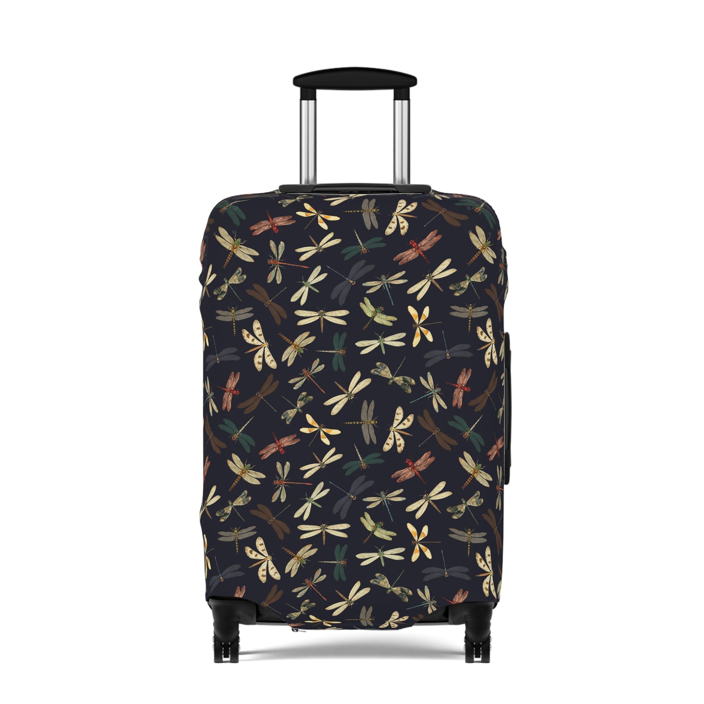 Dragonfly Luggage Cover - Insect Print Suitcase Protector