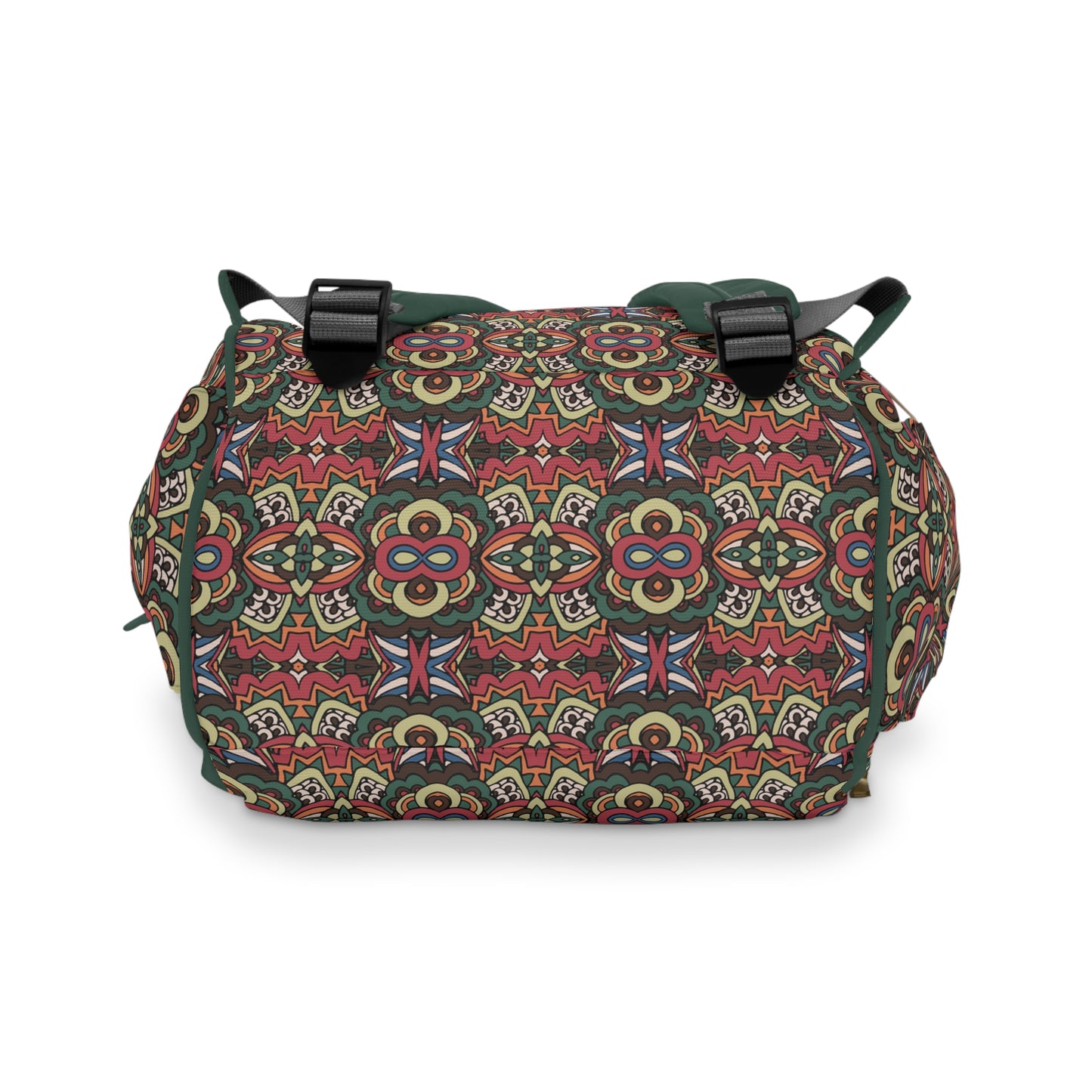 Mandala Diaper Backpack - Artistic & Multifunctional Baby Bag with Mandala Patterns, Ideal for Stylish Parents