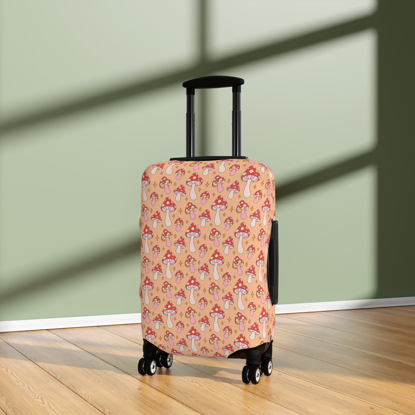 Mushroom Luggage Cover - Cottagecore Suitcase Cover