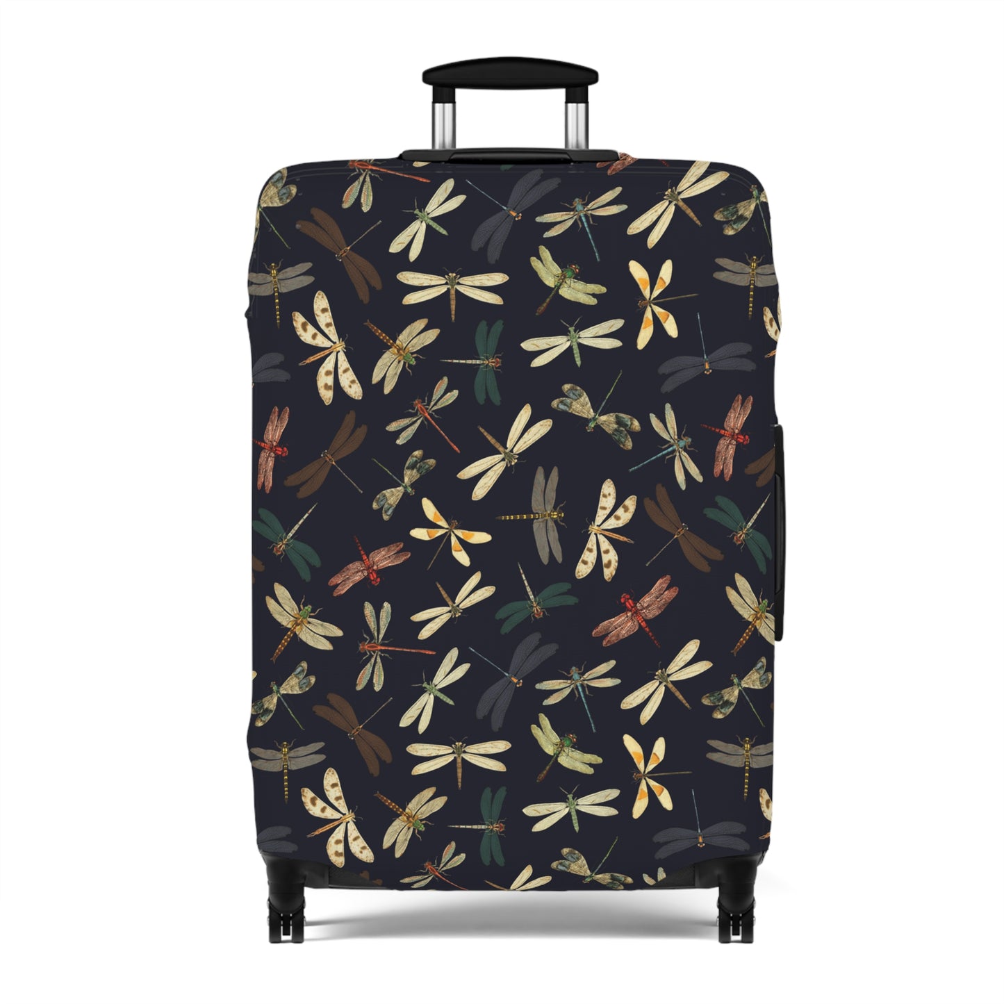 Dragonfly Luggage Cover - Insect Print Suitcase Protector