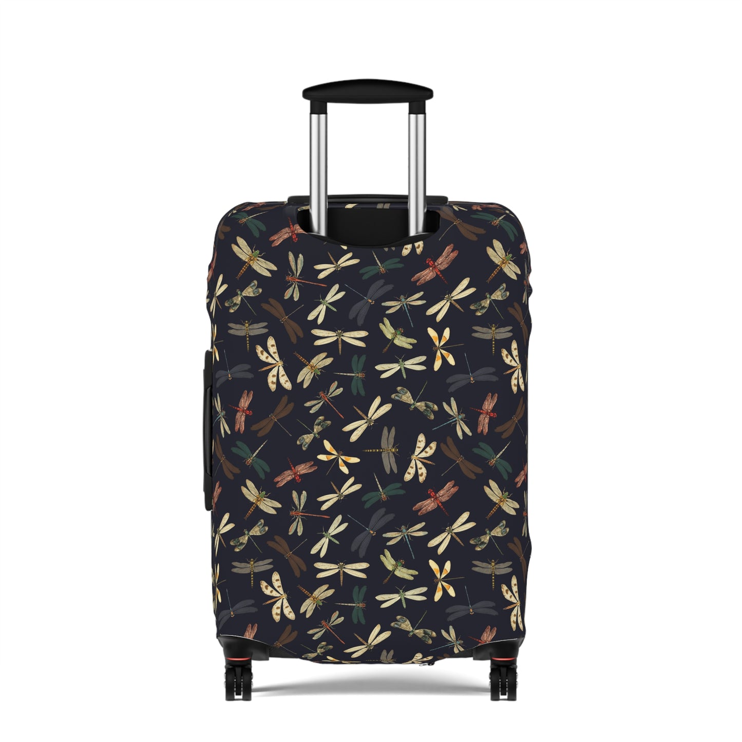 Dragonfly Luggage Cover - Insect Print Suitcase Protector