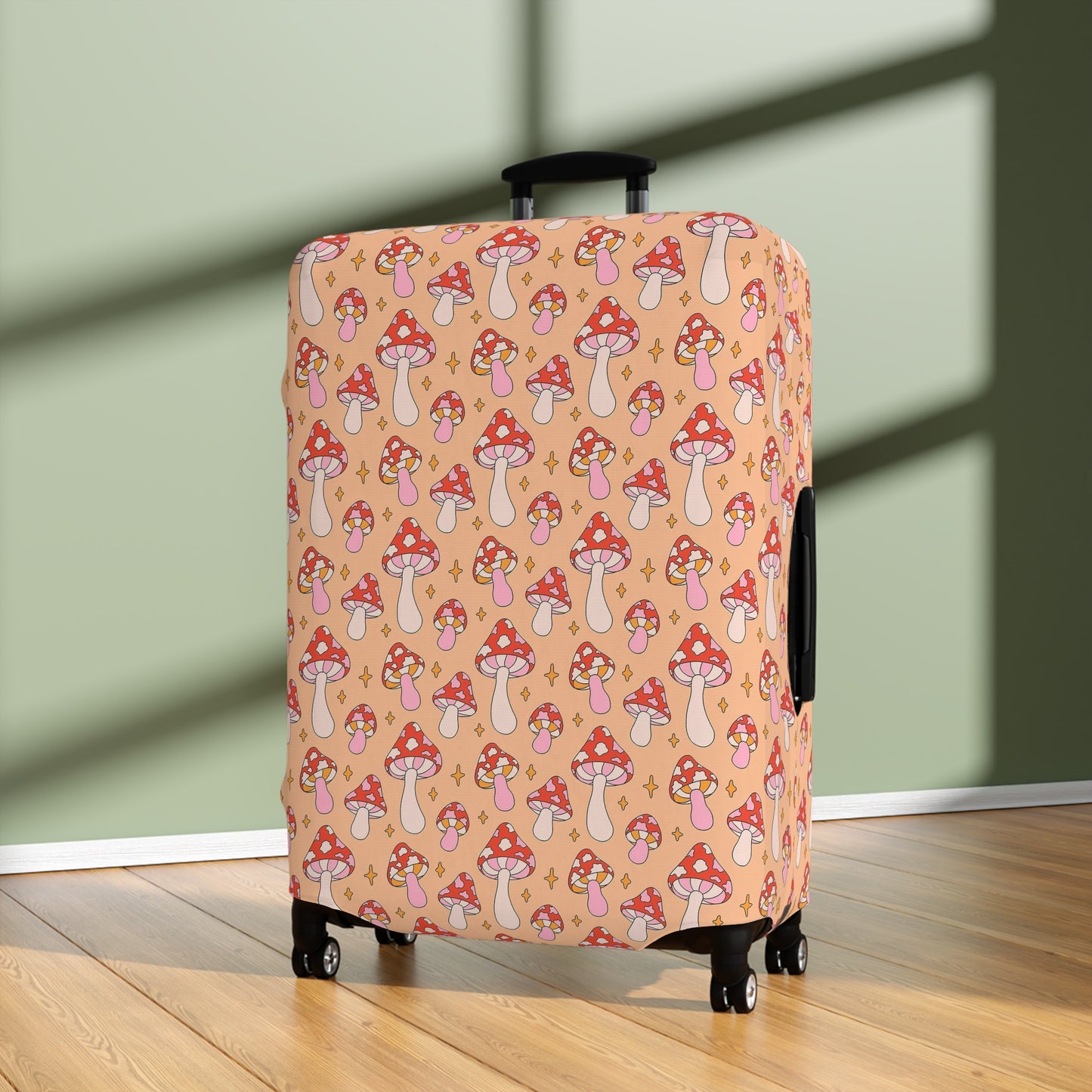 Mushroom Luggage Cover - Cottagecore Suitcase Cover