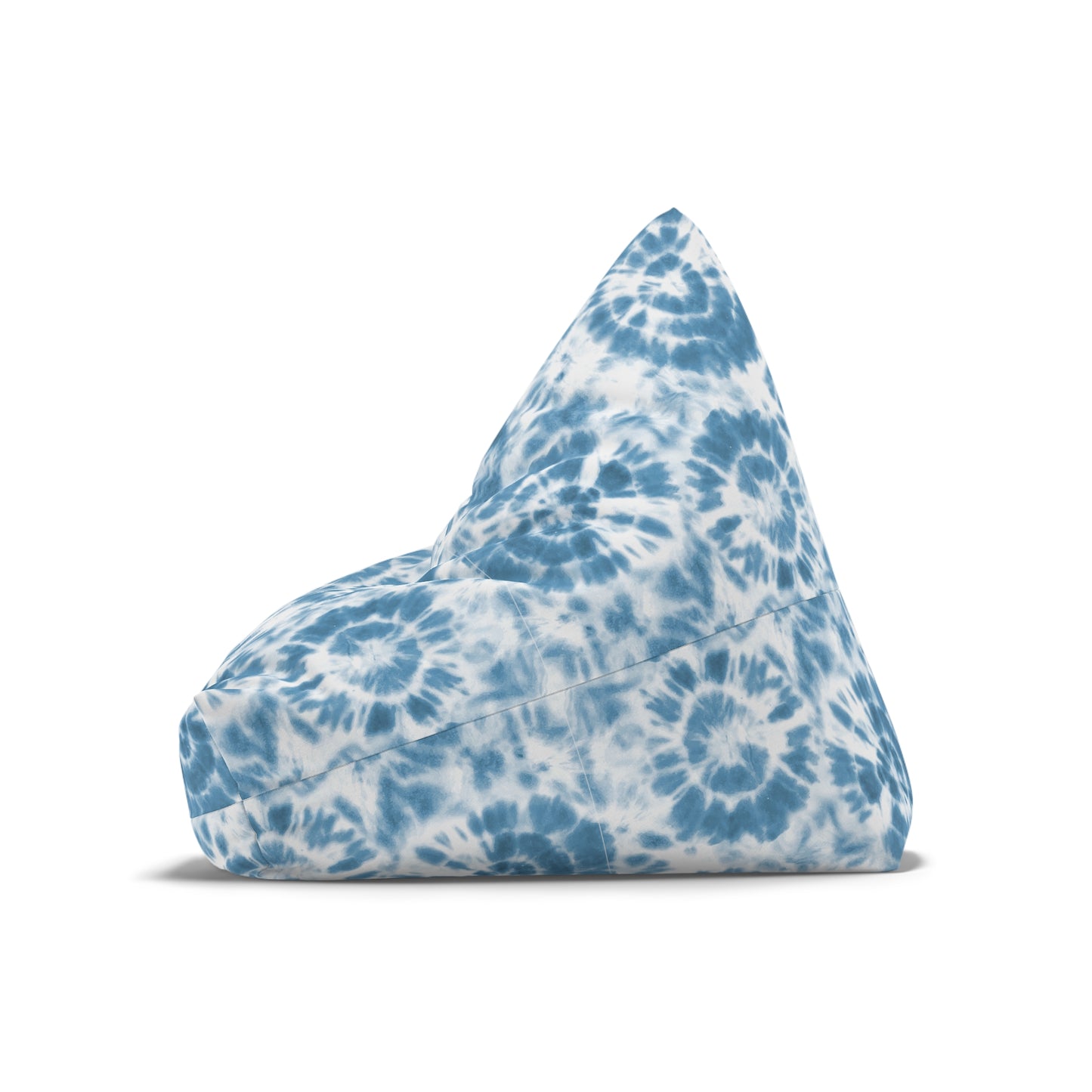 Tie-Dye Bean Bag Chair Cover - Durable Polyester, Locking Zipper, 2 Sizes