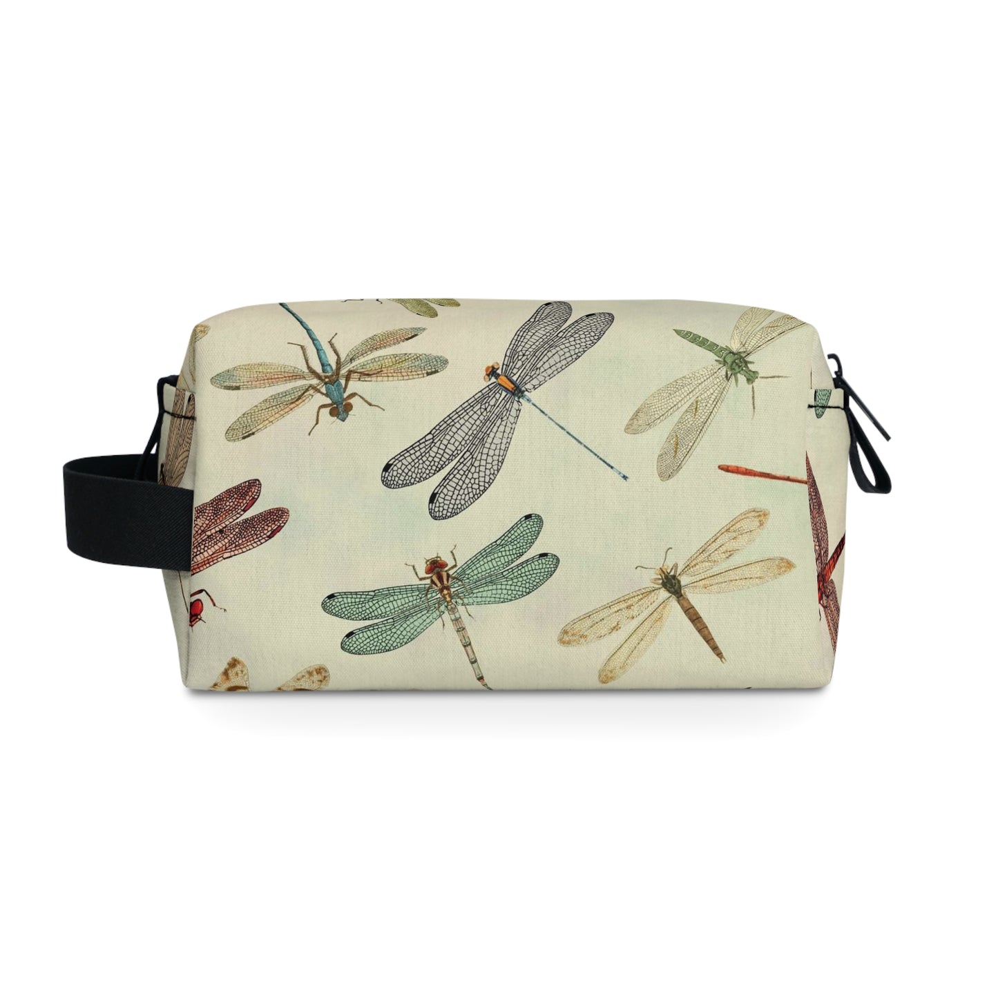 Dragonfly-Themed Toiletry Bag - Water-Resistant and Easy to Clean Makeup Organizer for Camping, College Dorms