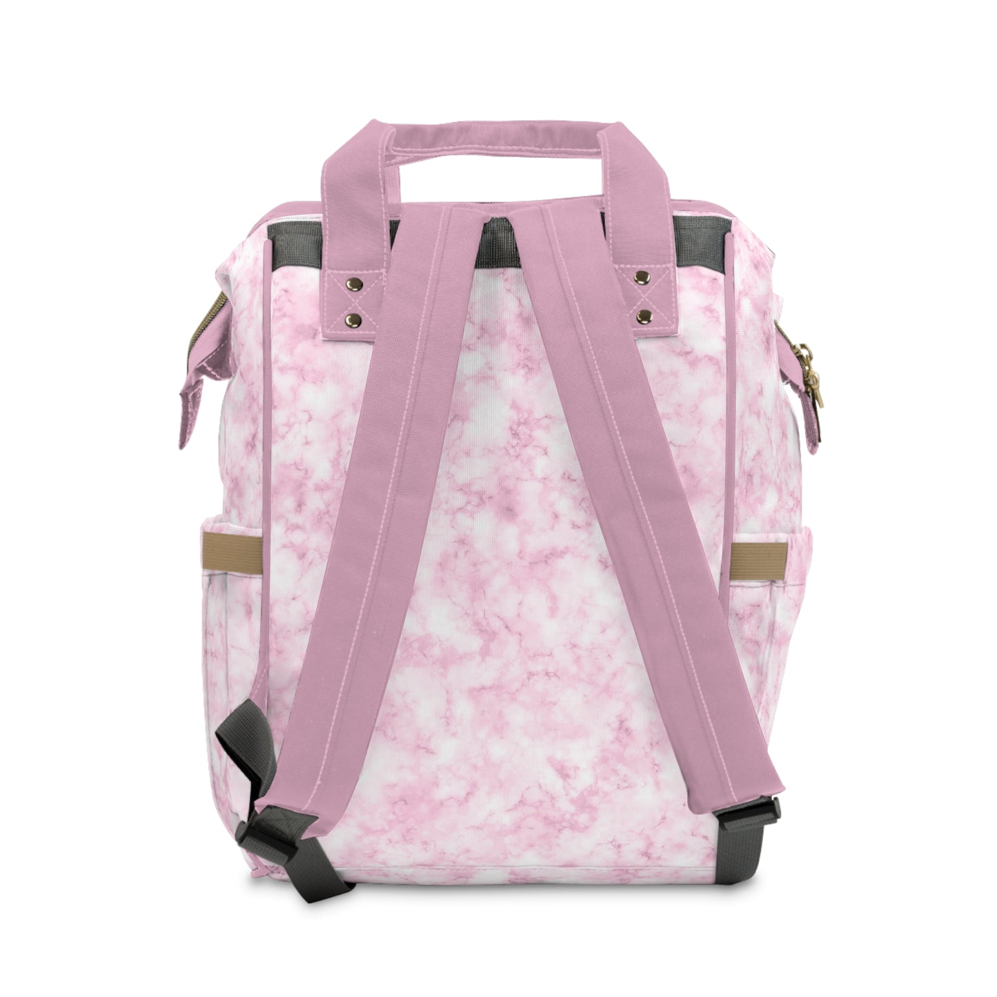 Marble Diaper Backpack - Multifunctional & Durable Nappy Bag with Elegant Marble Patterns, Perfect for Stylish Parents