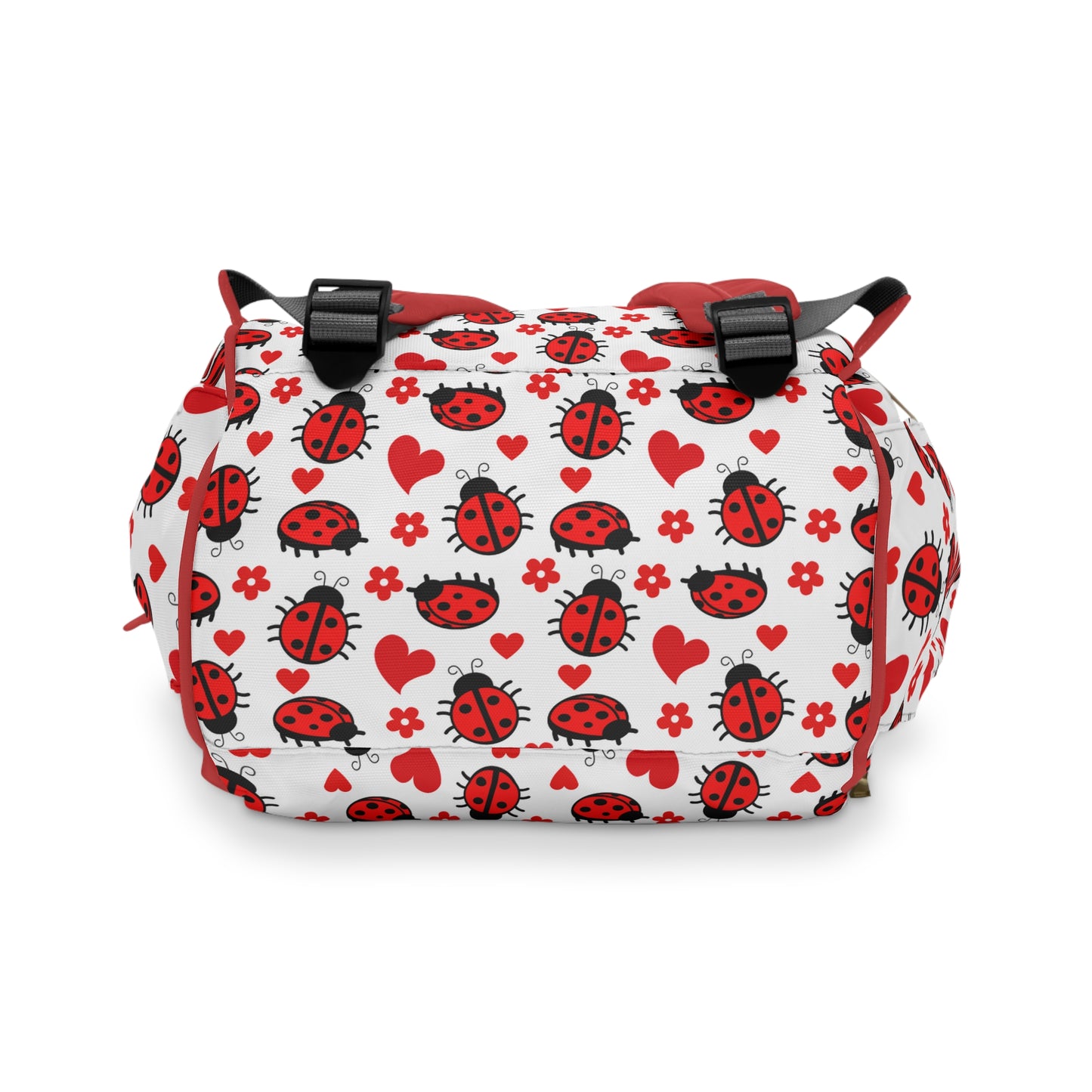 Ladybug Diaper Backpack - Adorable & Practical Baby Bag with Ladybug Patterns