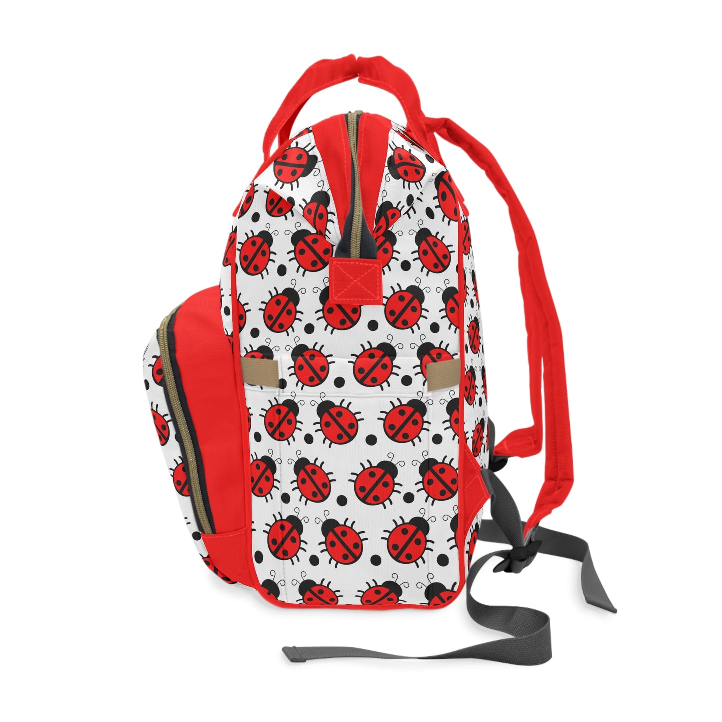 Ladybug Diaper Backpack - Adorable & Practical Baby Bag with Ladybug Patterns