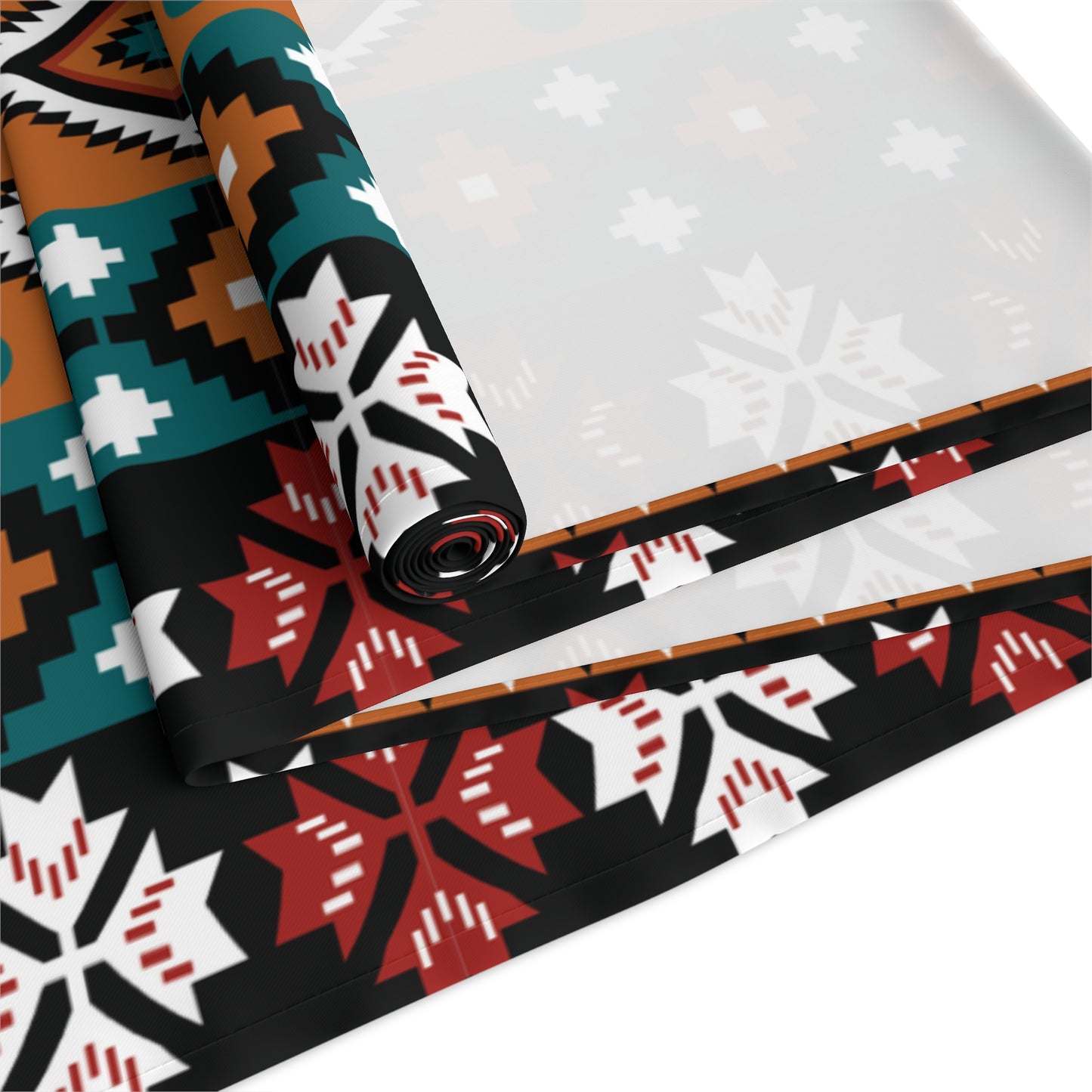 Aztec-Inspired Table Runner - Bold Patterns, Cotton Twill or Polyester - Ideal for Home Decor & Unique Gifts