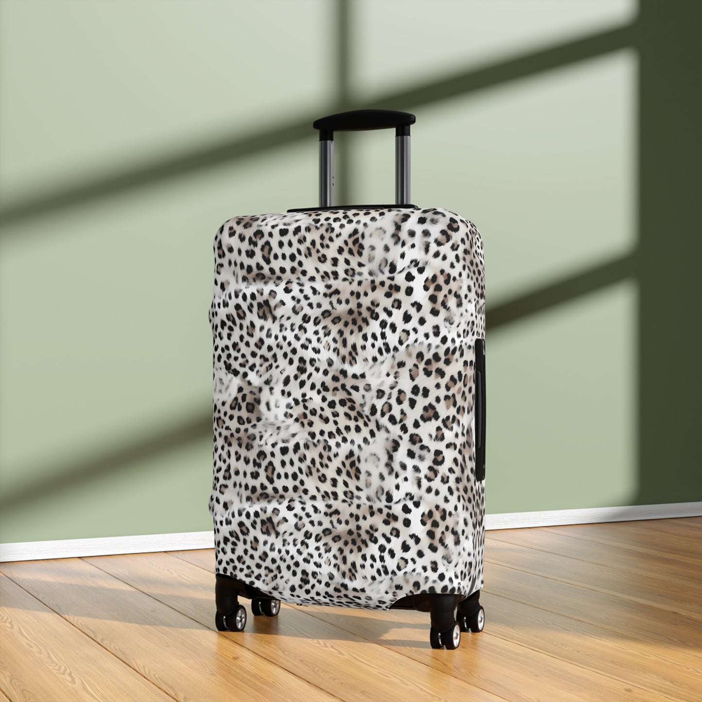 Leopard Print Luggage Cover - Animal Print Suitcase Protector