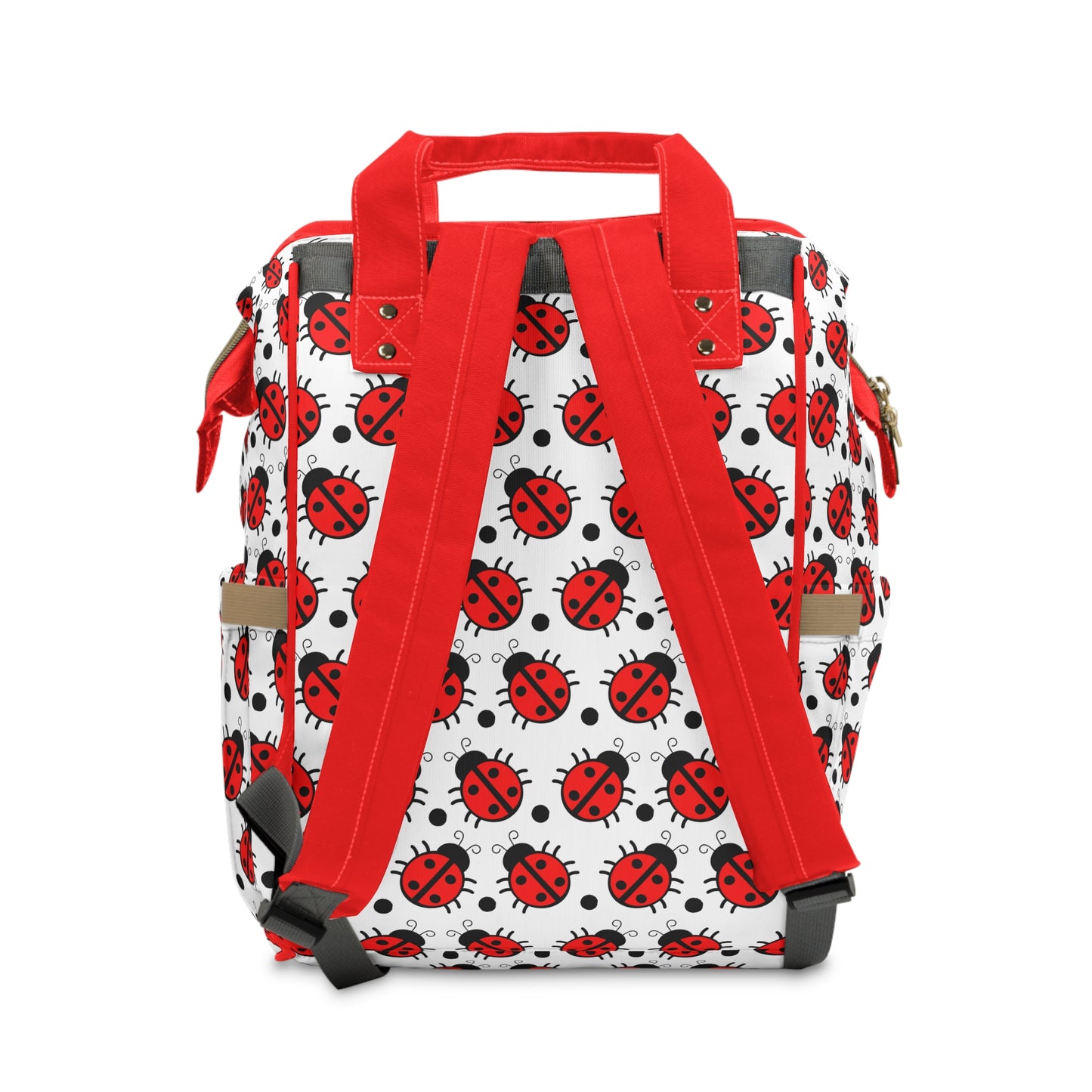 Ladybug Diaper Backpack - Adorable & Practical Baby Bag with Ladybug Patterns