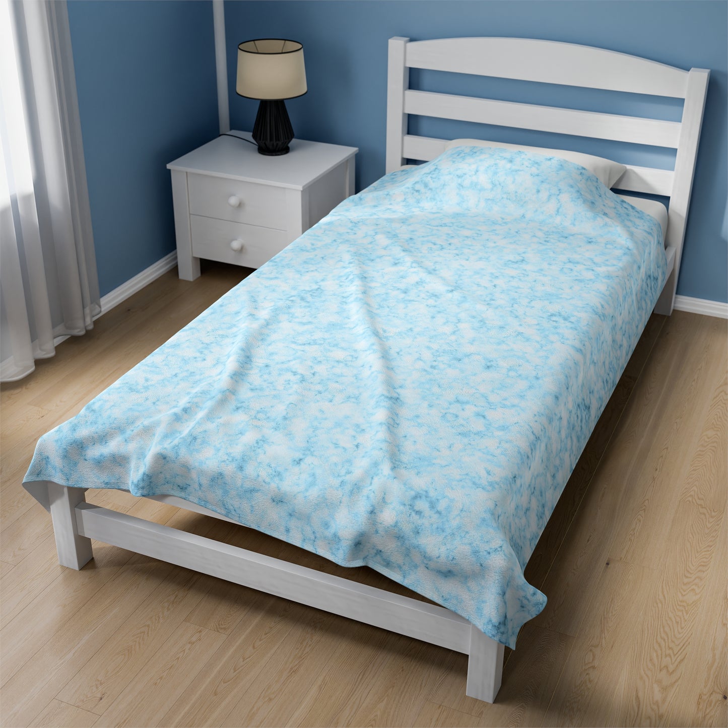Marble Print Velveteen Plush Blanket | Soft, Elegant, Luxurious and Comforting | Available in Multiple Sizes