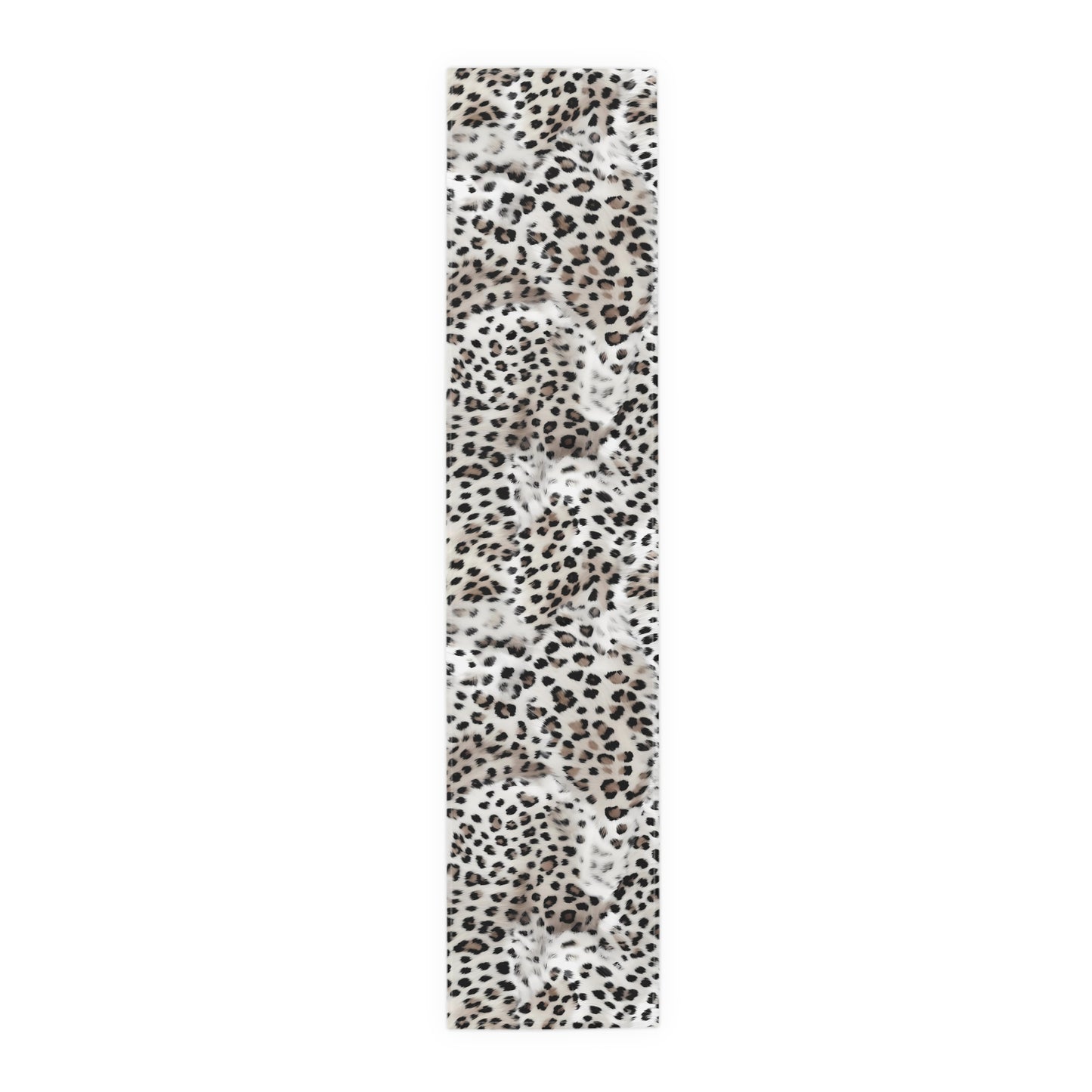 Leopard Print Table Runner - Bold Exotic Elegance, Cotton Twill or Polyester - Perfect for Safari & Glamorous Home Decor