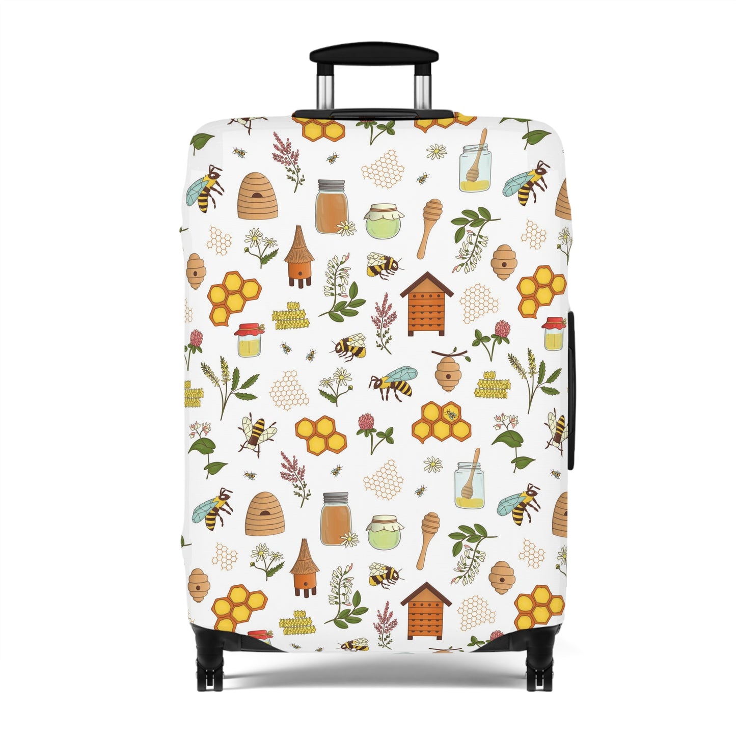 Honey Bee Luggage Cover - Bee Suitcase Cover