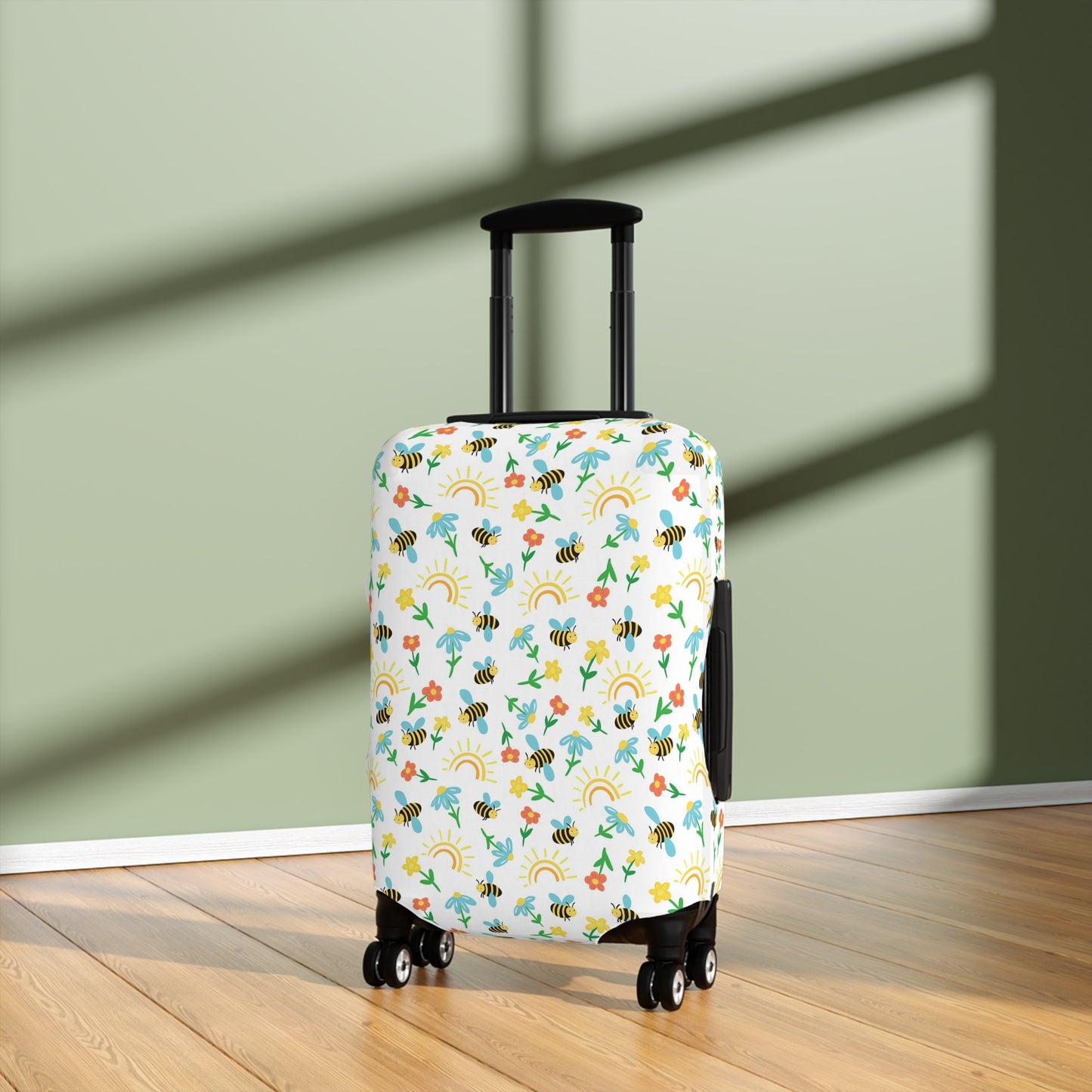 Honey Bee Luggage Cover - Bee Suitcase Cover