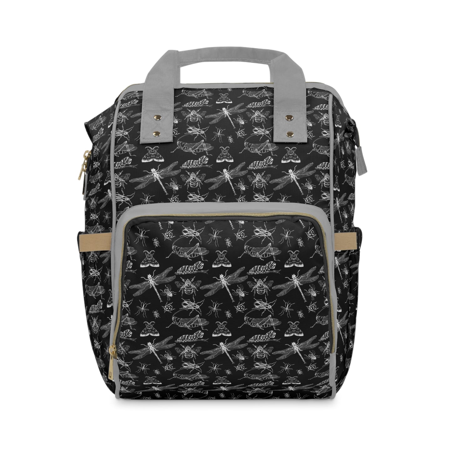 Insect Diaper Backpack - Whimsical Baby Bag with Colorful Insect Patterns, Perfect for Nature-Loving Parents