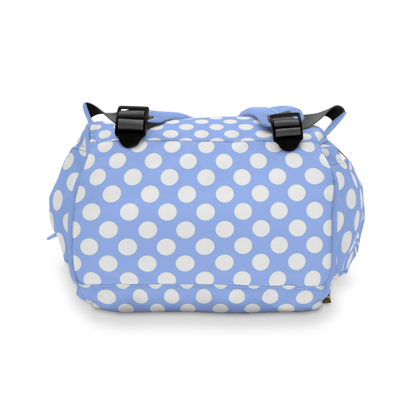 Pastel Polka Dot Diaper Backpack - Stylish & Multifunctional Baby Bag with Polka Dot Patterns, Perfect for Trendy Parents