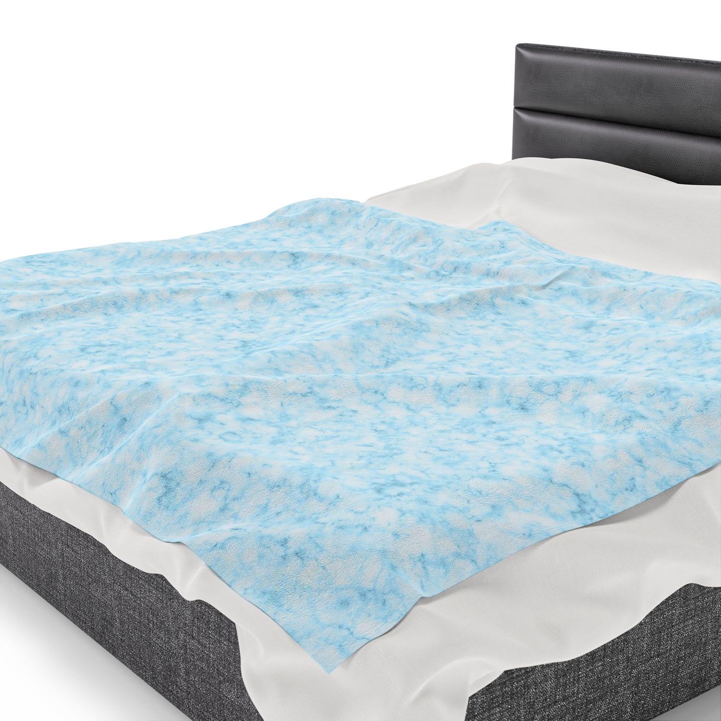 Marble Print Velveteen Plush Blanket | Soft, Elegant, Luxurious and Comforting | Available in Multiple Sizes