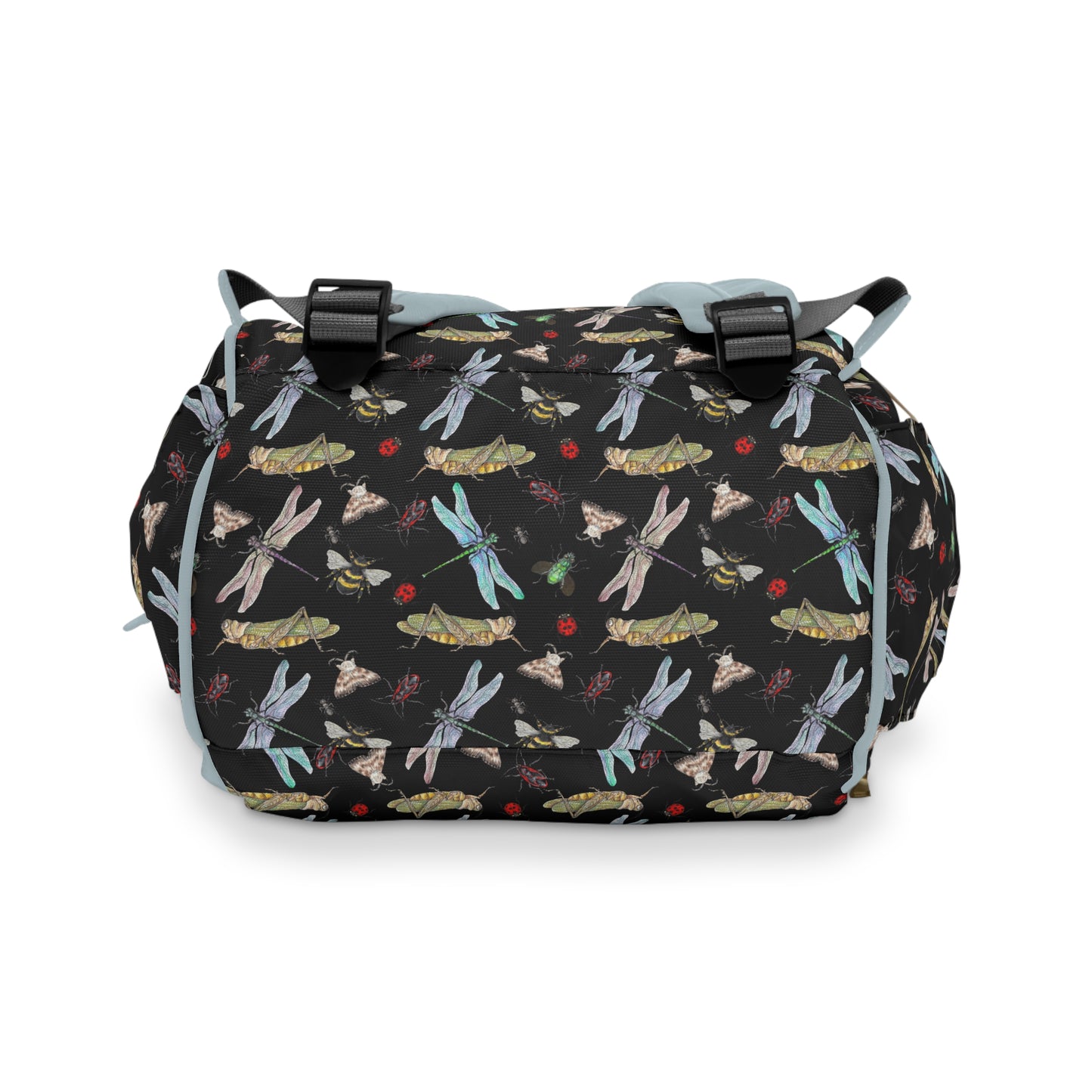 Insect Diaper Backpack - Whimsical Baby Bag with Colorful Insect Patterns, Perfect for Nature-Loving Parents