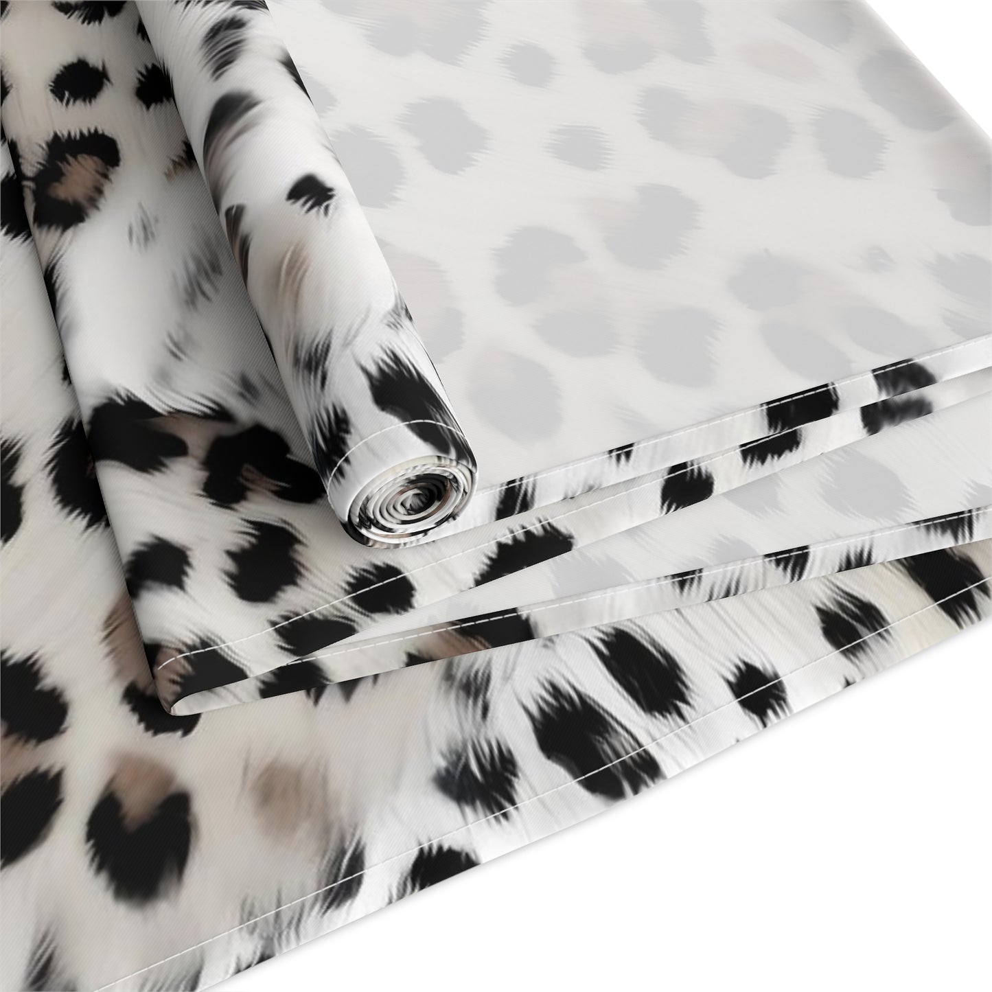 Leopard Print Table Runner - Bold Exotic Elegance, Cotton Twill or Polyester - Perfect for Safari & Glamorous Home Decor
