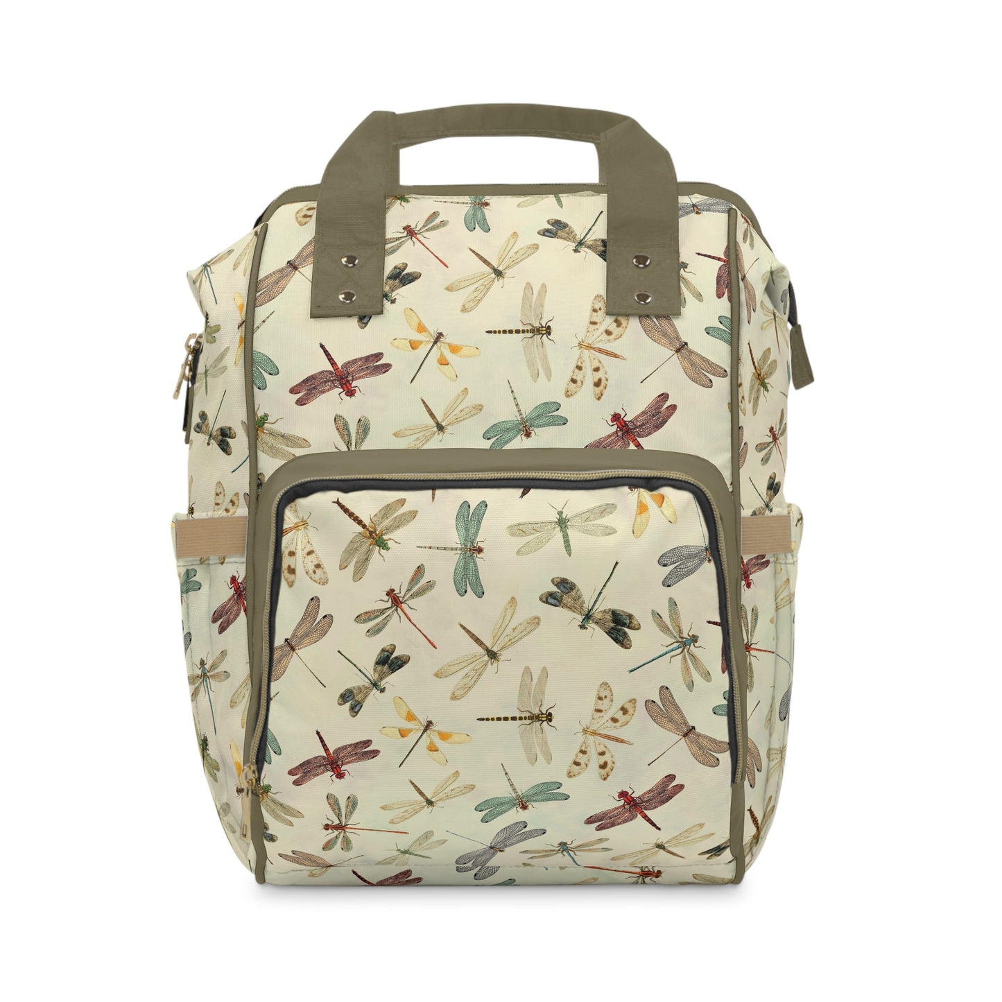 Dragonfly Diaper Backpack - Elegant & Functional Baby Bag with Cool Dragonfly Design, Ideal for Nature-Loving Parents