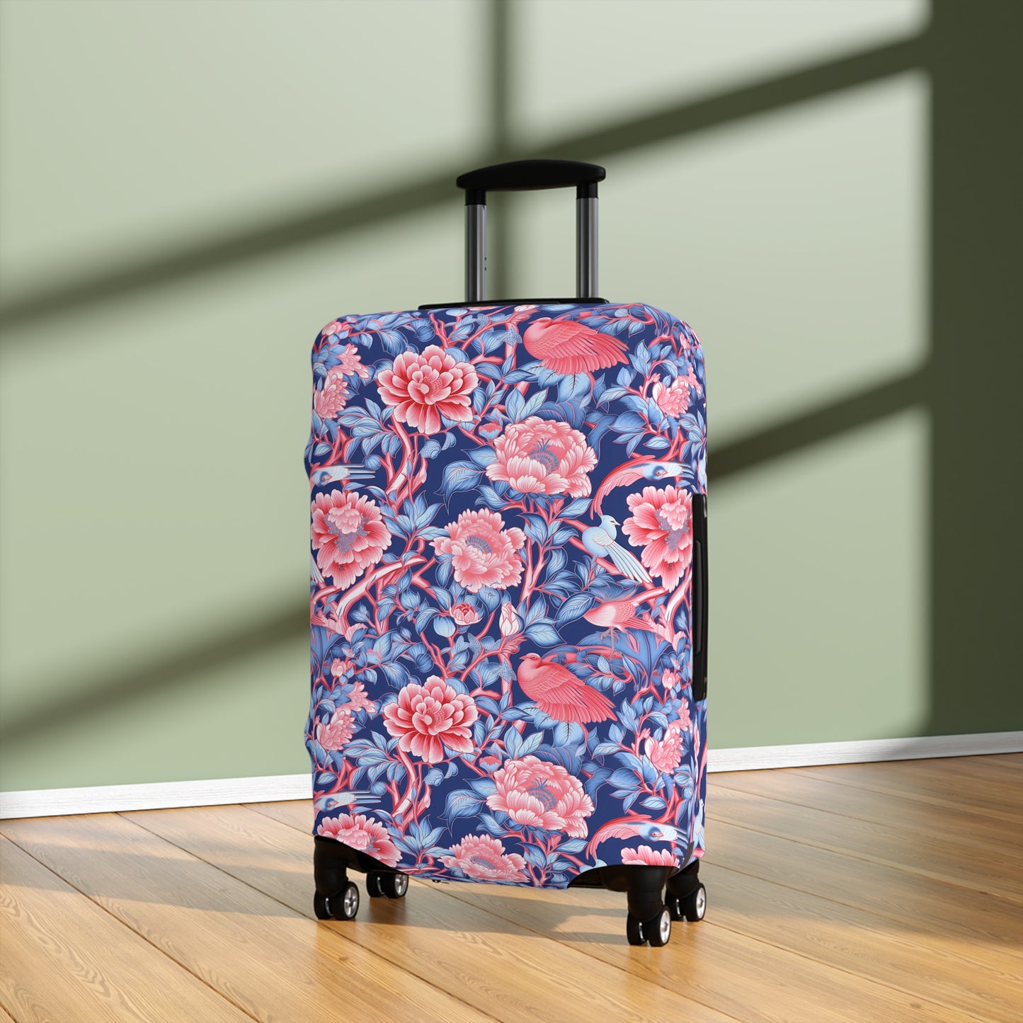 Chinoiserie Luggage Cover - Elegant Suitcase Protector
