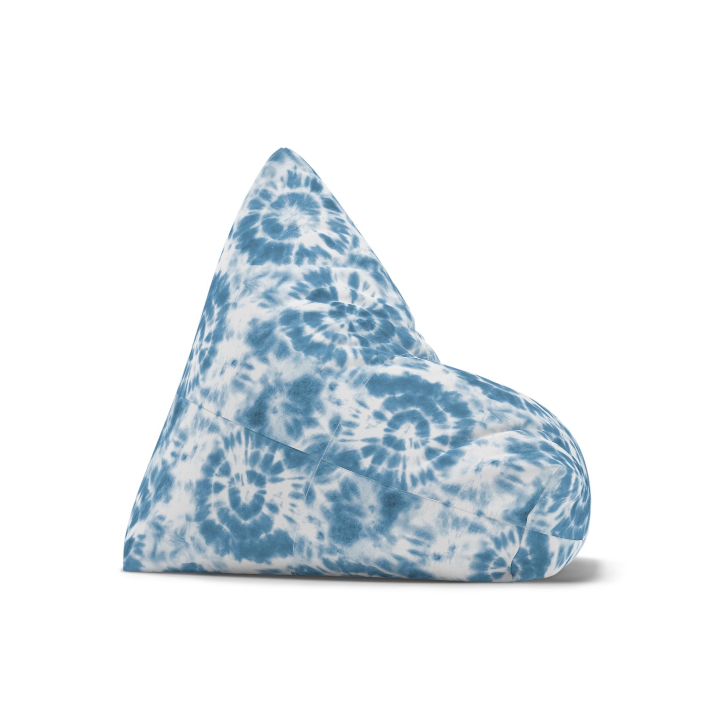 Tie-Dye Bean Bag Chair Cover - Durable Polyester, Locking Zipper, 2 Sizes