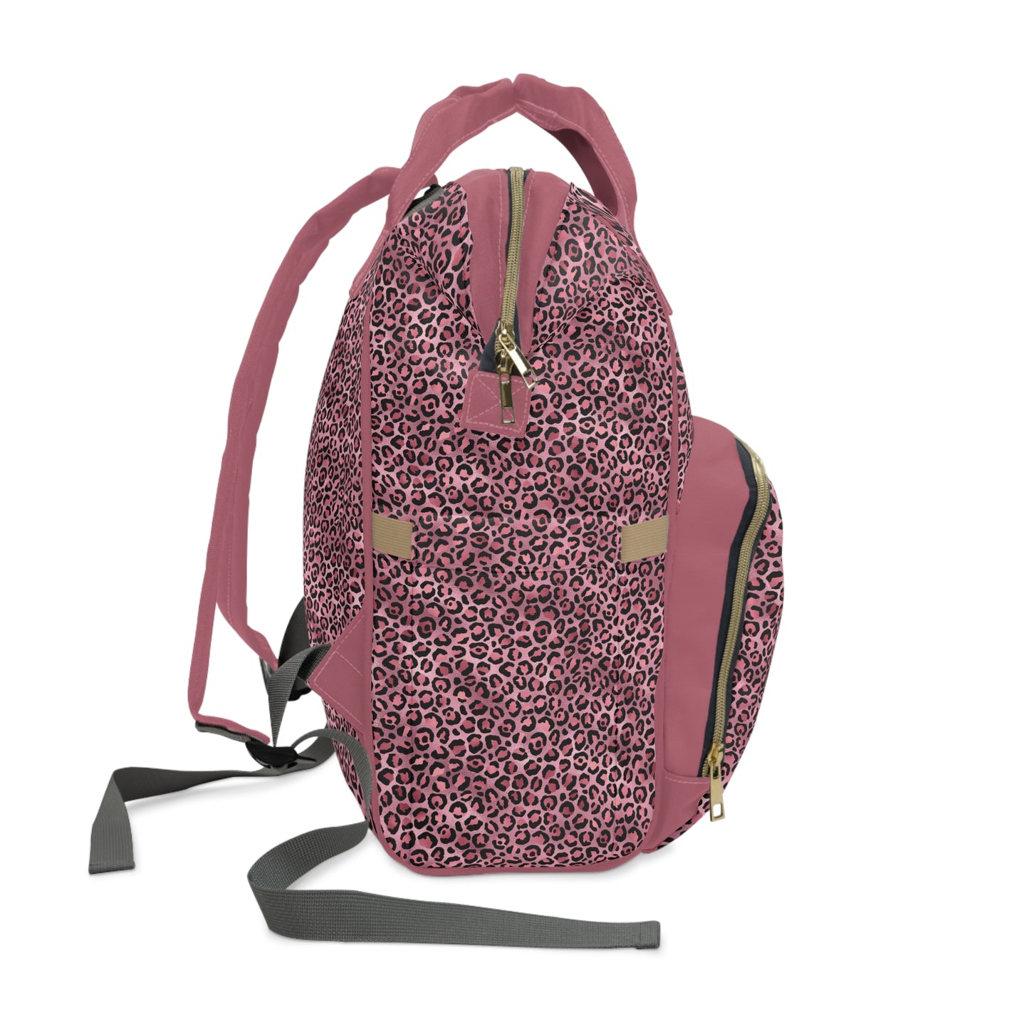 Leopard Print Diaper Backpack - Bold & Stylish Baby Bag with Trendy Leopard Patterns, Perfect for Adventurous Parents