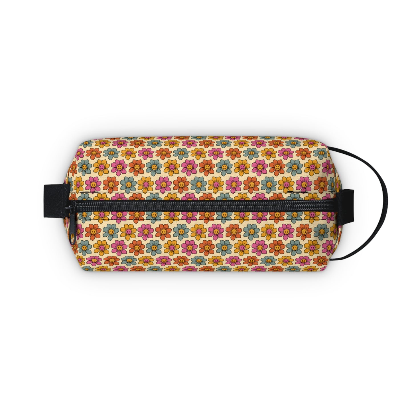 Retro Floral Toiletry Bag | Vintage-Inspired Water-Resistant Floral Organizer Bag | Travel & College Essential