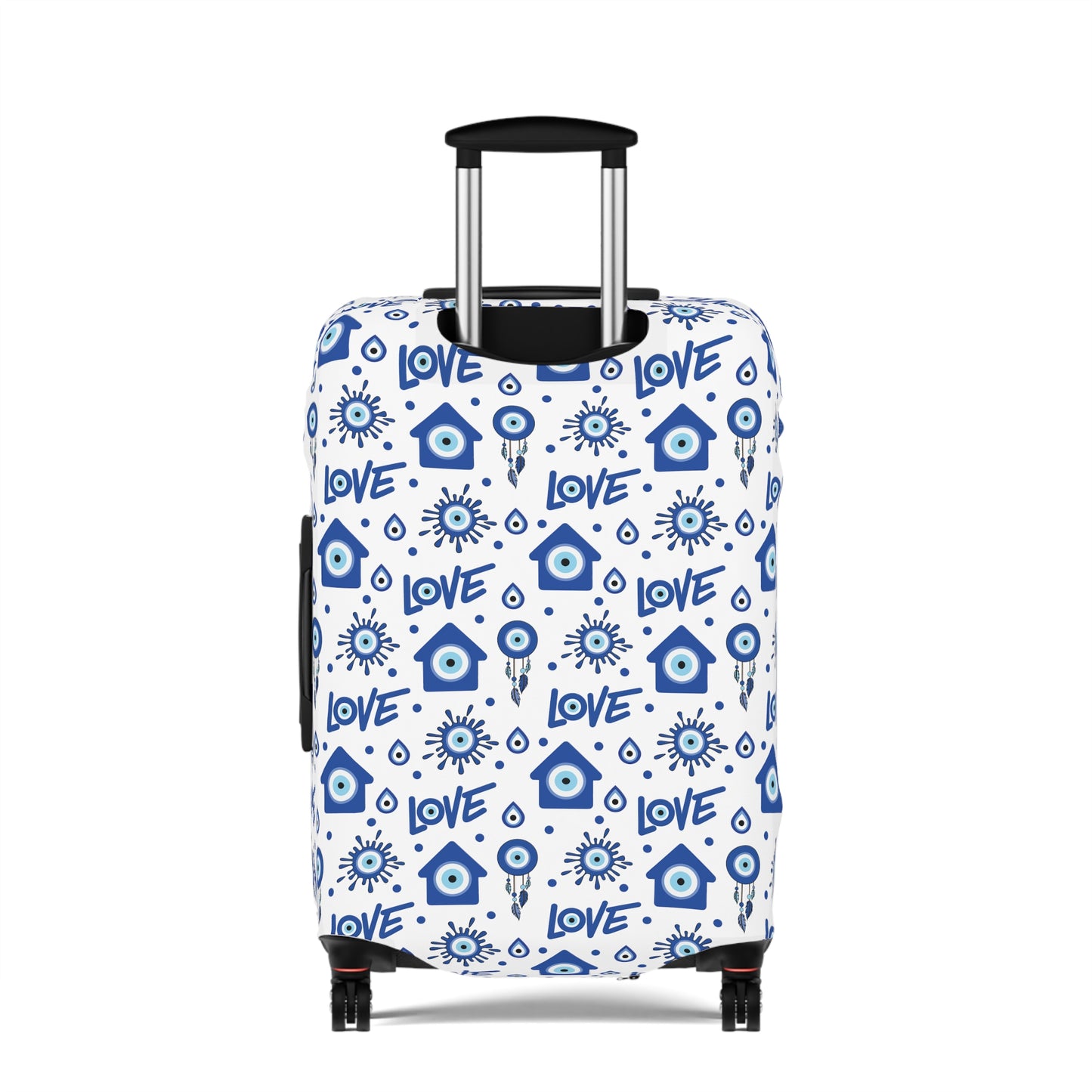 Evil Eye Luggage Cover - Stylish Evil Eye Suitcase Protector