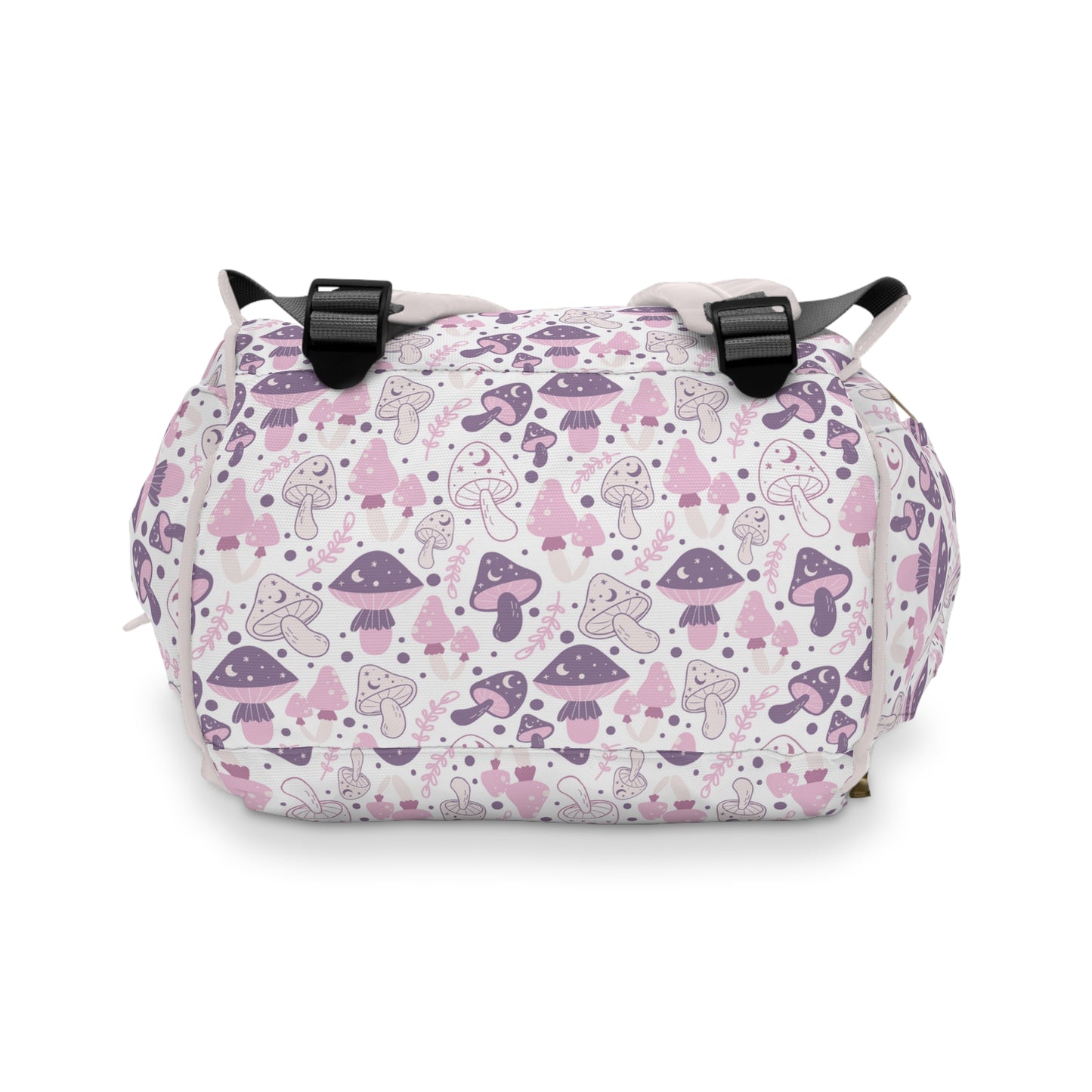 Magical Mushroom Diaper Backpack - Unique Nature-Inspired Nappy Bag for Eco-Conscious Parents, Organized & Multifunctional Baby Bag