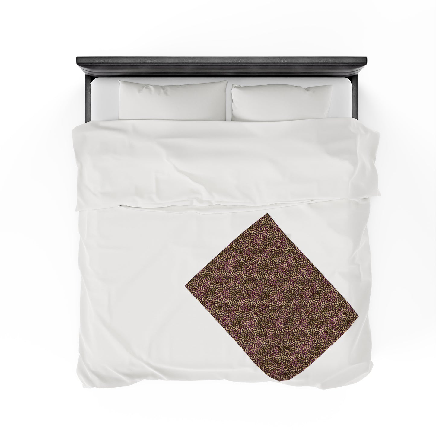 Leopard Velveteen Plush Blanket | Soft, Exotic, Luxurious and Comforting | Available in Multiple Sizes