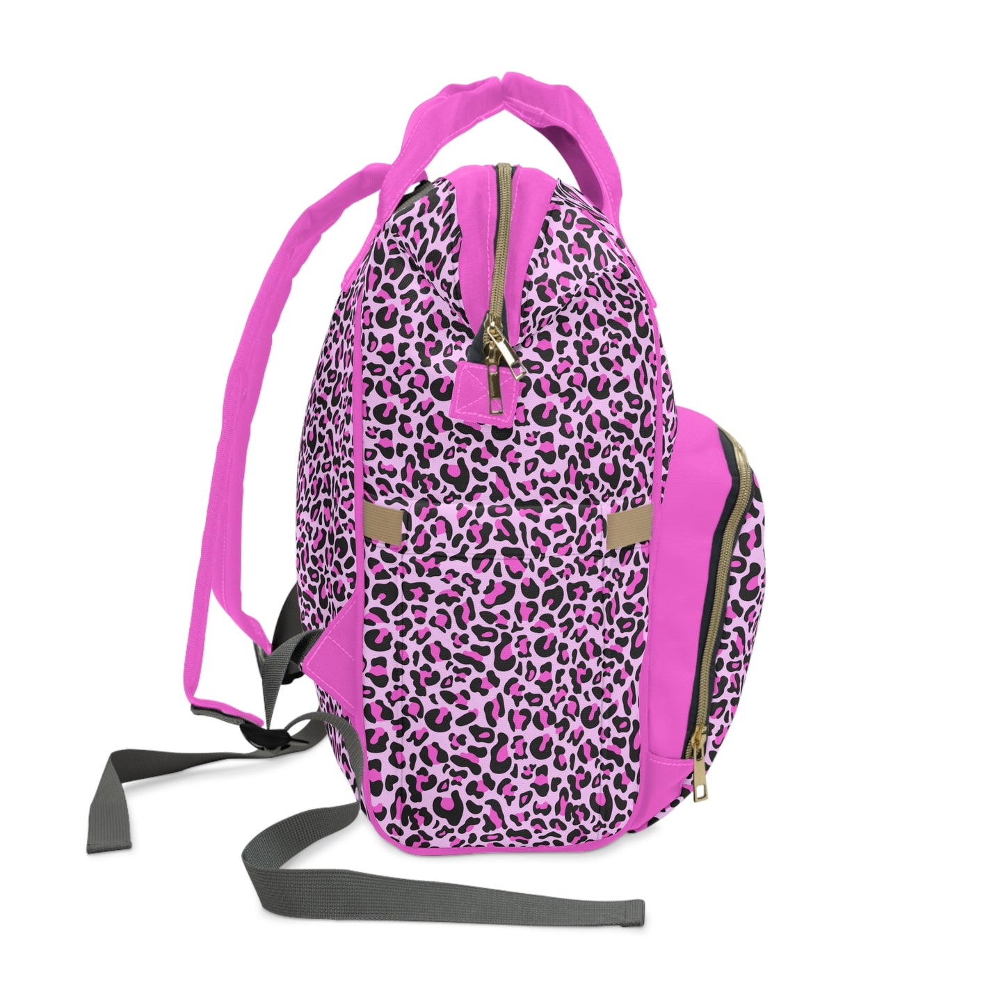 Leopard Print Diaper Backpack - Bold & Stylish Baby Bag with Trendy Leopard Patterns, Perfect for Adventurous Parents