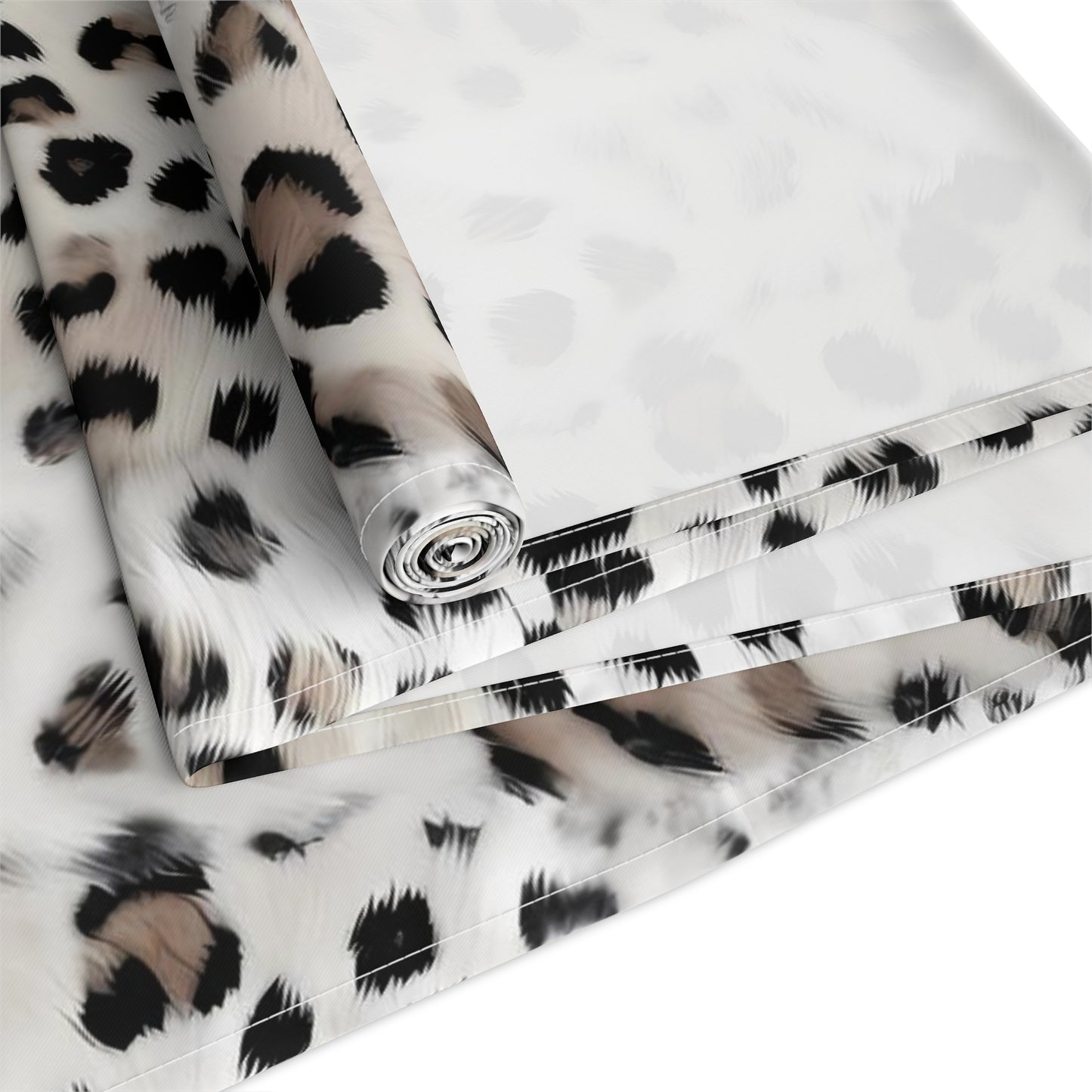 Leopard Print Table Runner - Bold Exotic Elegance, Cotton Twill or Polyester - Perfect for Safari & Glamorous Home Decor