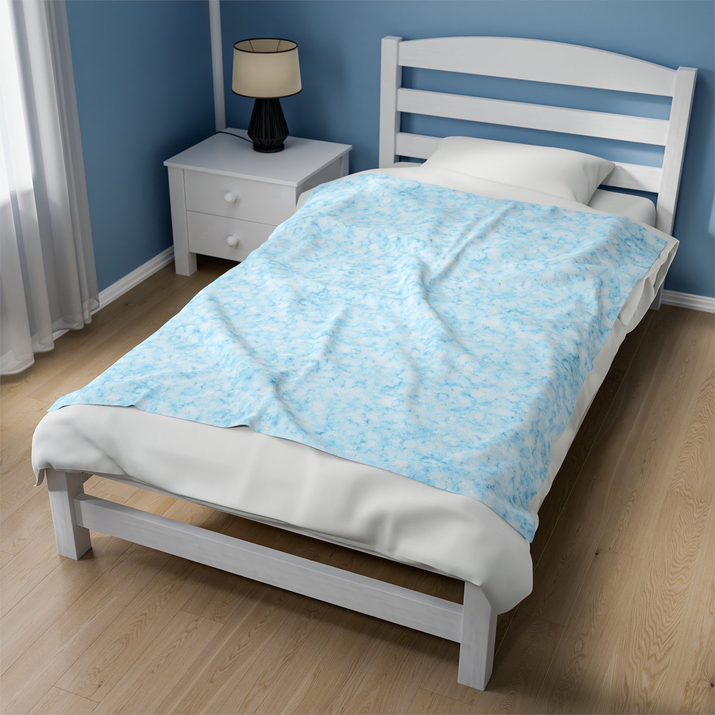Marble Print Velveteen Plush Blanket | Soft, Elegant, Luxurious and Comforting | Available in Multiple Sizes