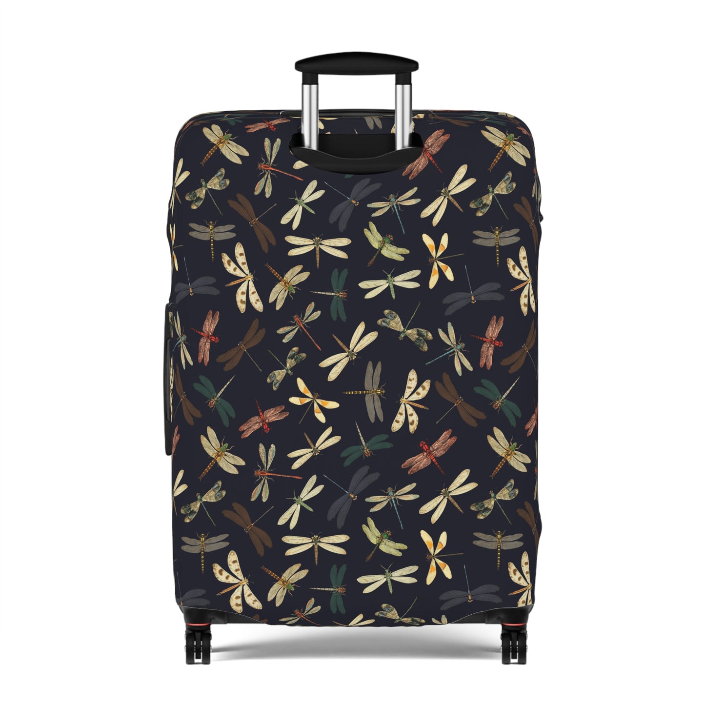 Dragonfly Luggage Cover - Insect Print Suitcase Protector
