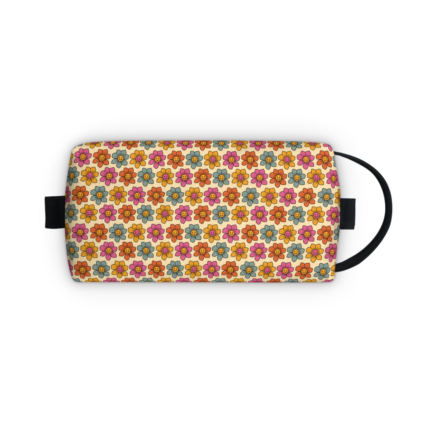 Retro Floral Toiletry Bag | Vintage-Inspired Water-Resistant Floral Organizer Bag | Travel & College Essential
