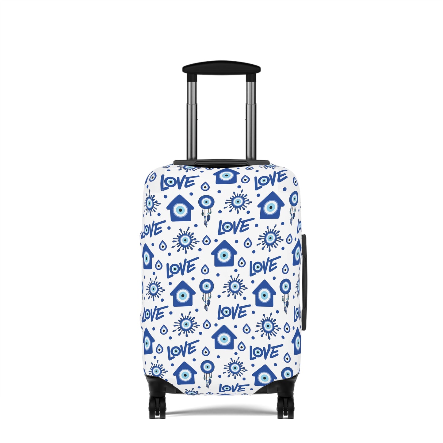 Evil Eye Luggage Cover - Stylish Evil Eye Suitcase Protector