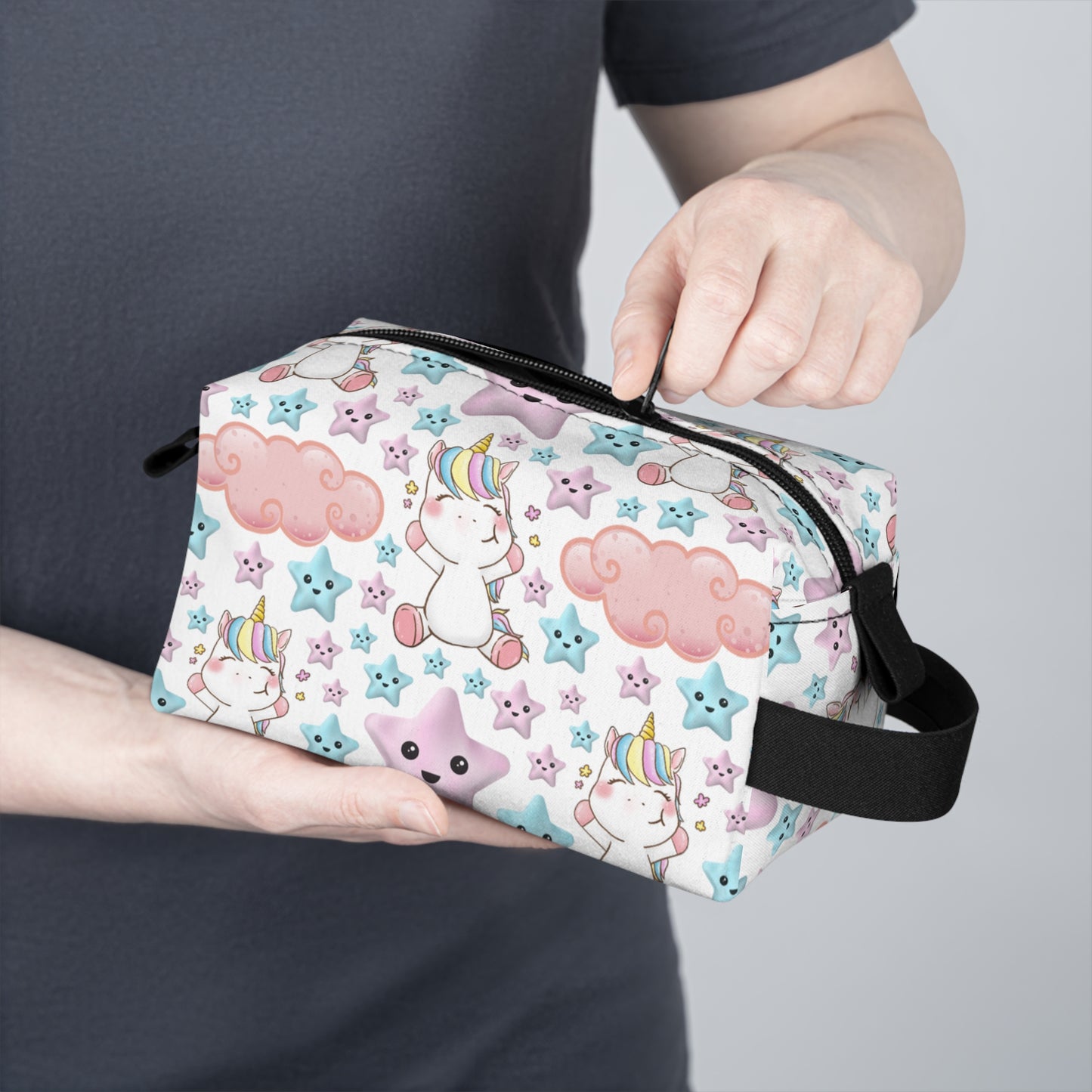 Magical Unicorn Toiletry Bag - Compact, Water-Resistant Cosmetic Organizer - Ideal for Campers & College Students