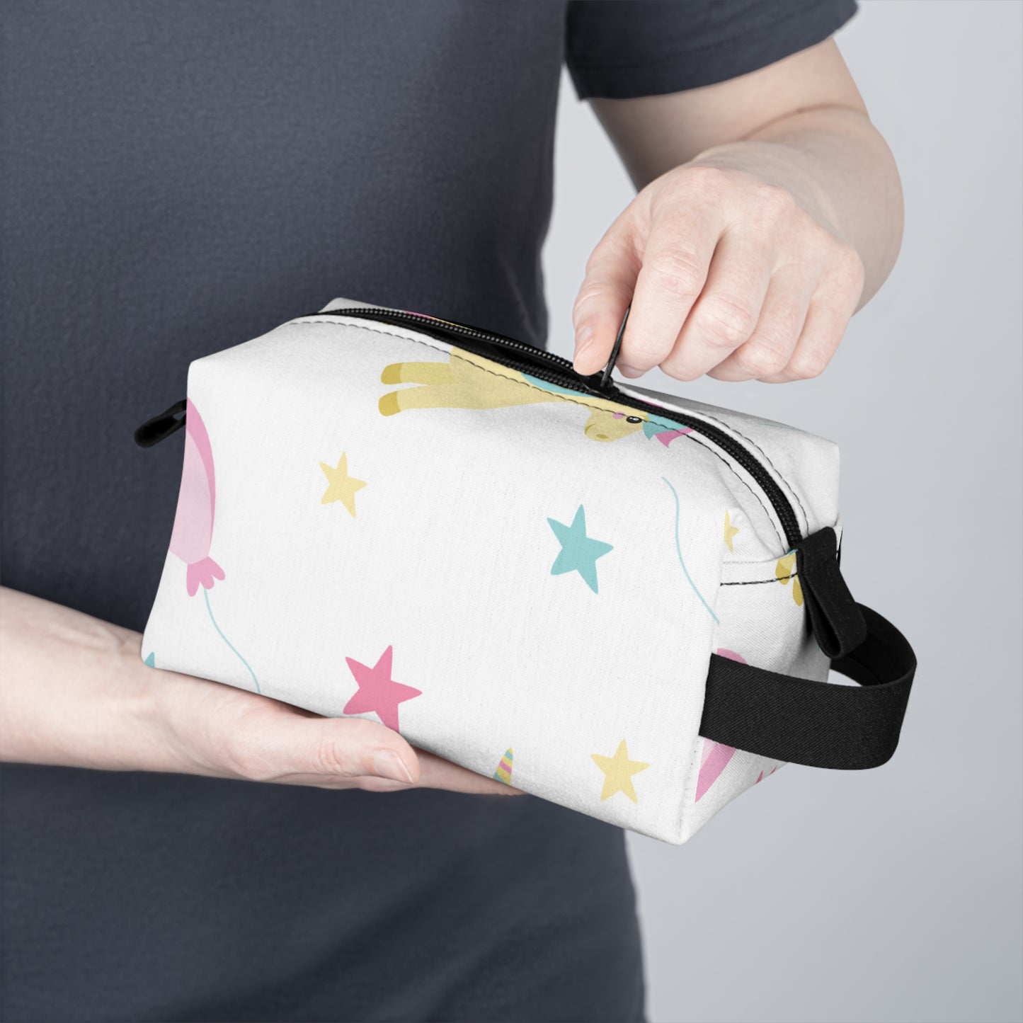 Magical Unicorn Toiletry Bag - Compact, Water-Resistant Cosmetic Organizer - Ideal for Campers & College Students