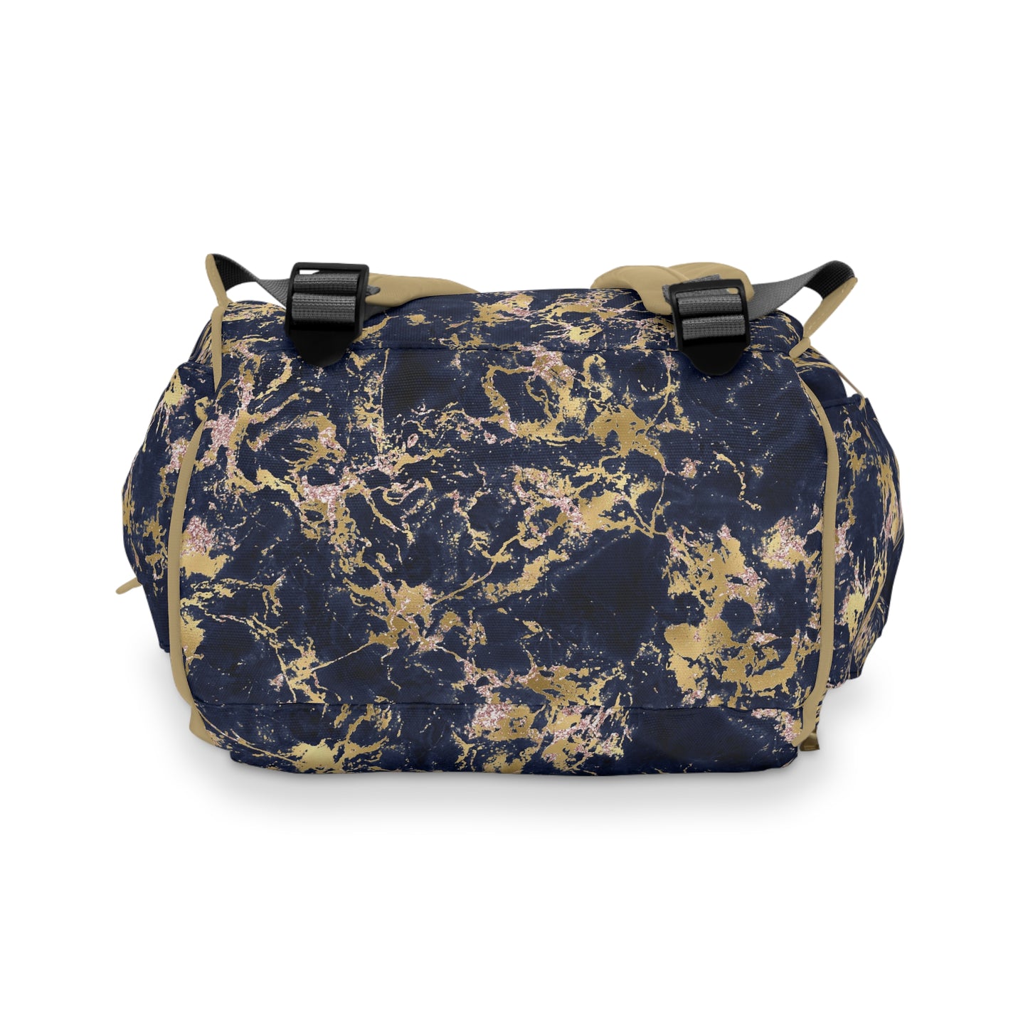 Marble Diaper Backpack - Multifunctional & Durable Nappy Bag with Elegant Marble Patterns, Perfect for Stylish Parents