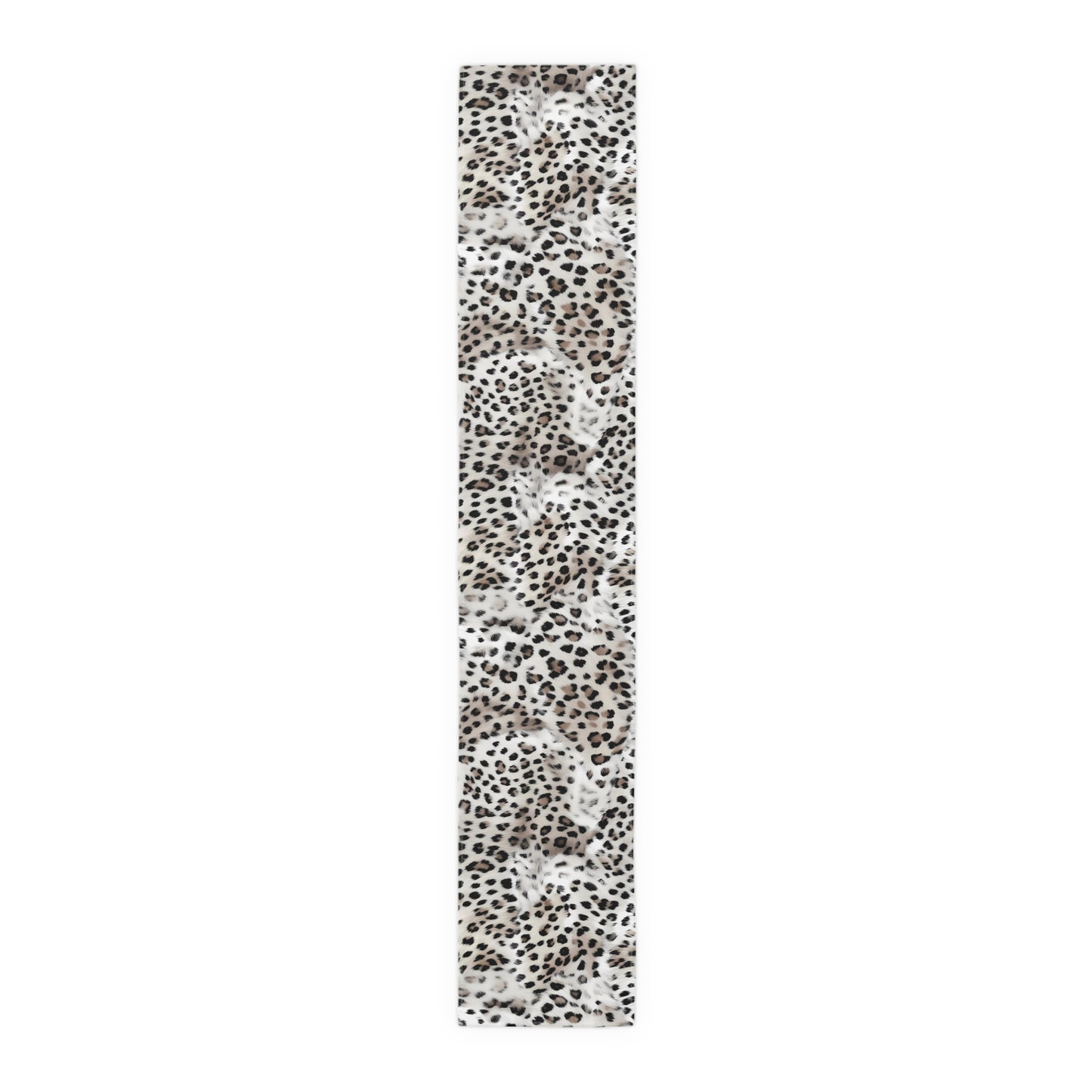 Leopard Print Table Runner - Bold Exotic Elegance, Cotton Twill or Polyester - Perfect for Safari & Glamorous Home Decor