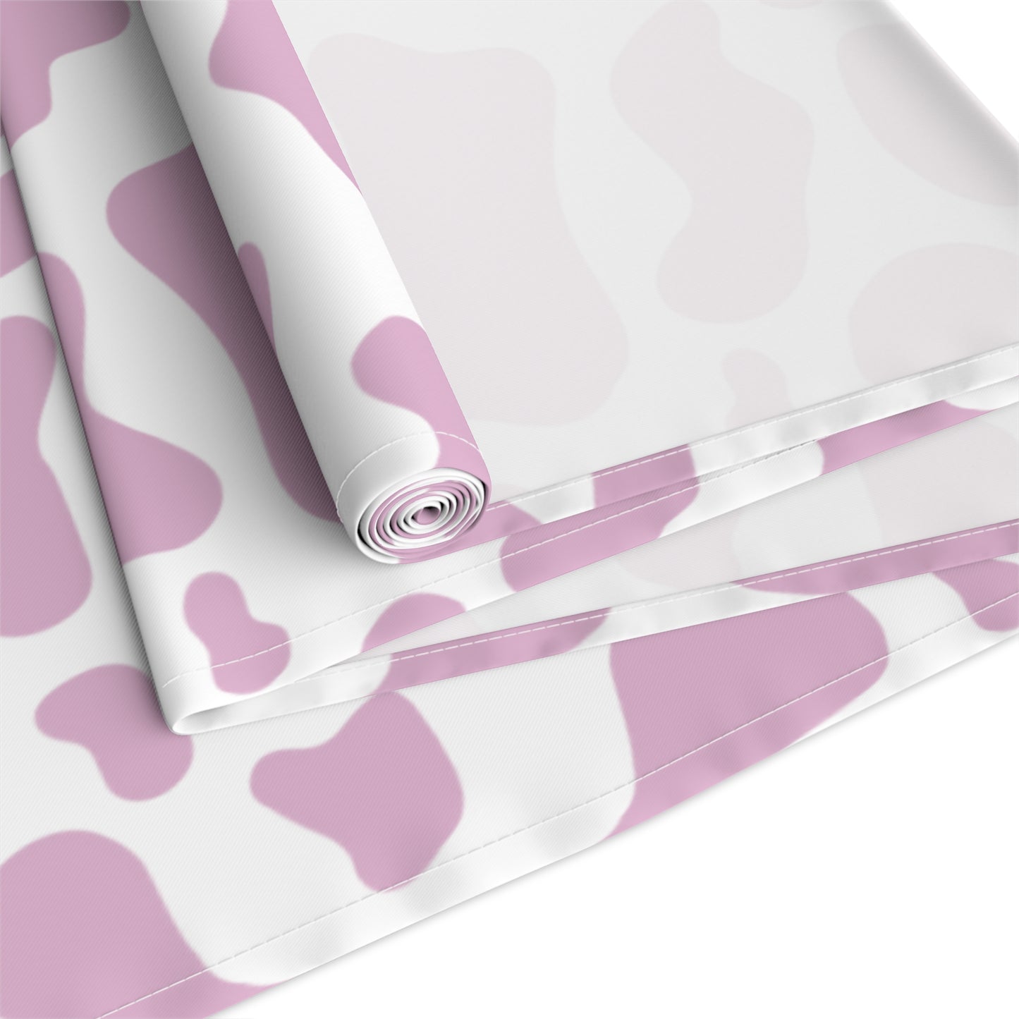 Cow Print Table Runner - Chic Farmhouse Style, Available in Cotton Twill or Polyester - Elevate Your Home Decor