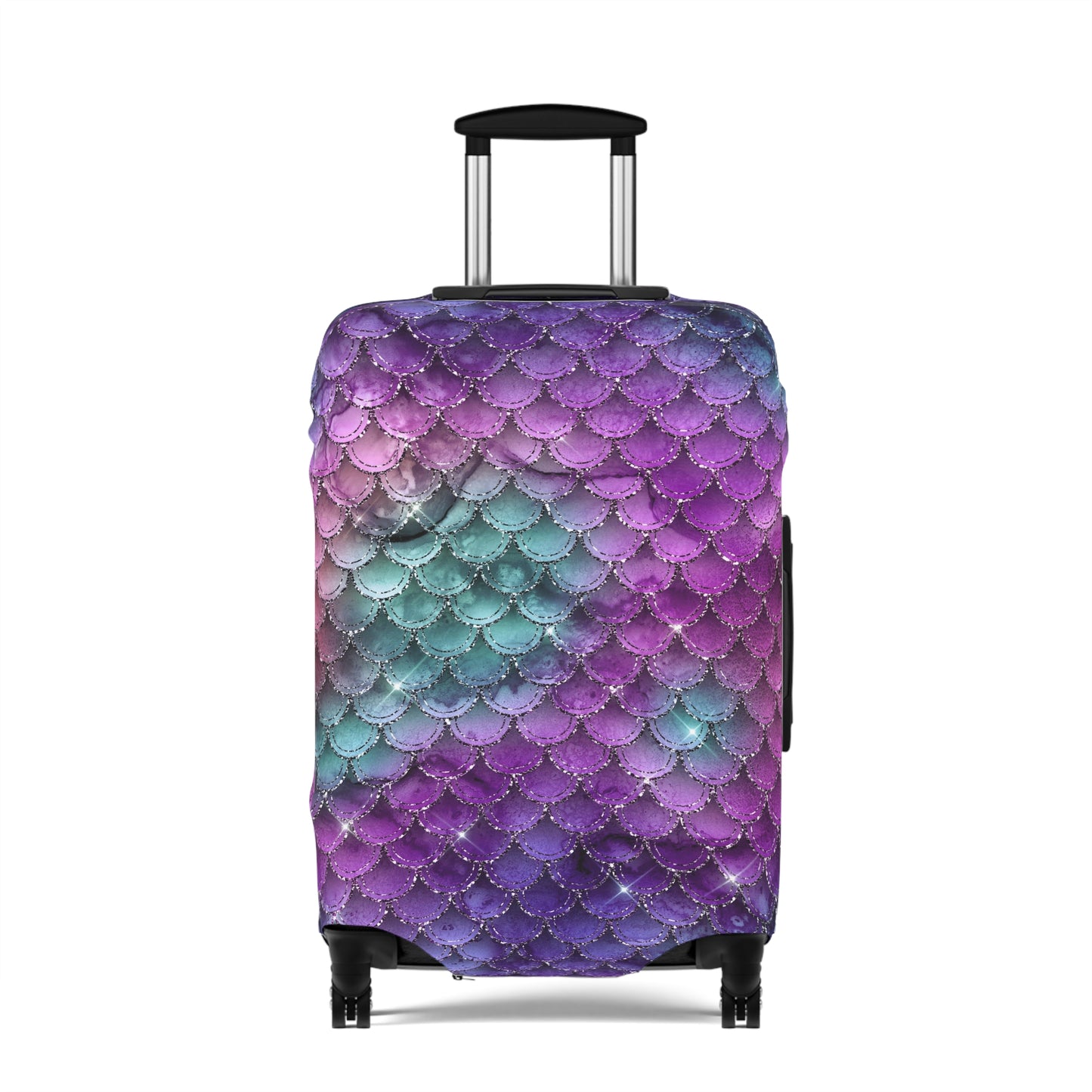 Mermaid Scales Luggage Cover - Mermaid Suitcase Cover