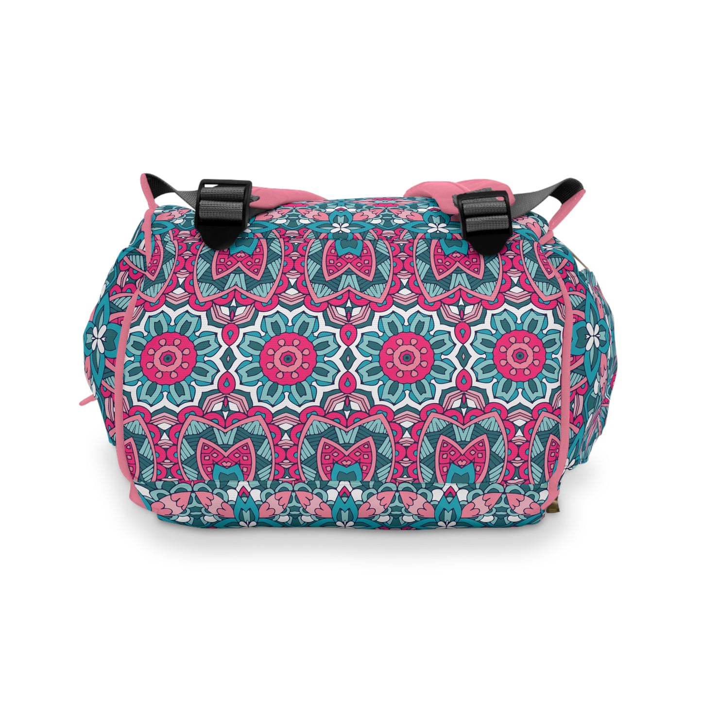 Mandala Diaper Backpack - Artistic & Multifunctional Baby Bag with Mandala Patterns, Ideal for Stylish Parents