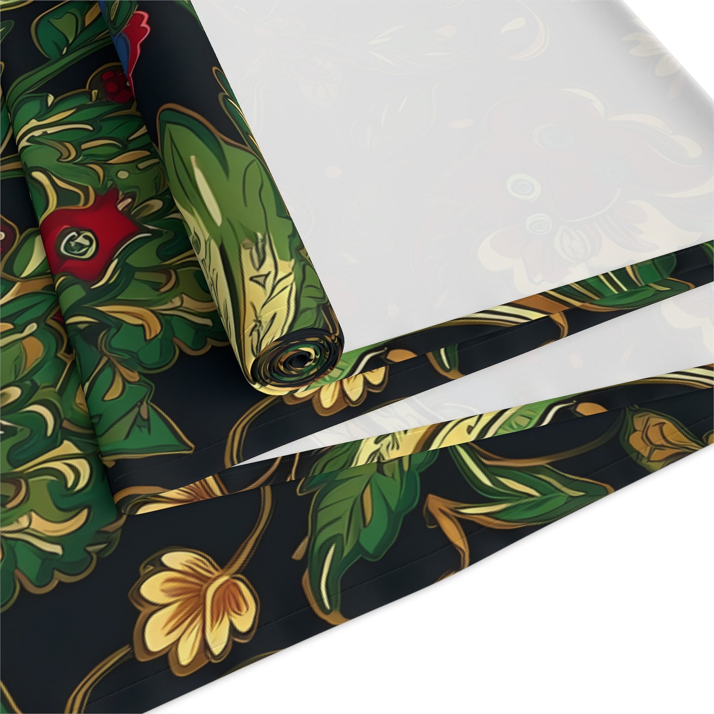Chinoiserie Print Table Runner - Elegant Asian-Inspired Elegance, Cotton Twill or Polyester - Perfect for Cultural Home Decor