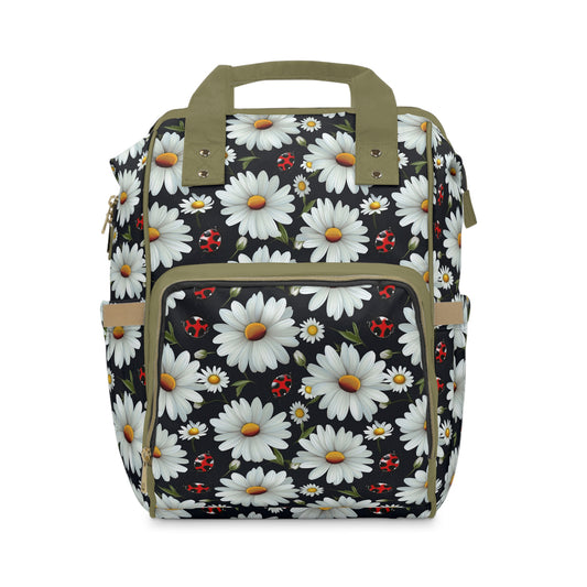 Ladybug Diaper Backpack - Adorable & Practical Baby Bag with Ladybug Patterns