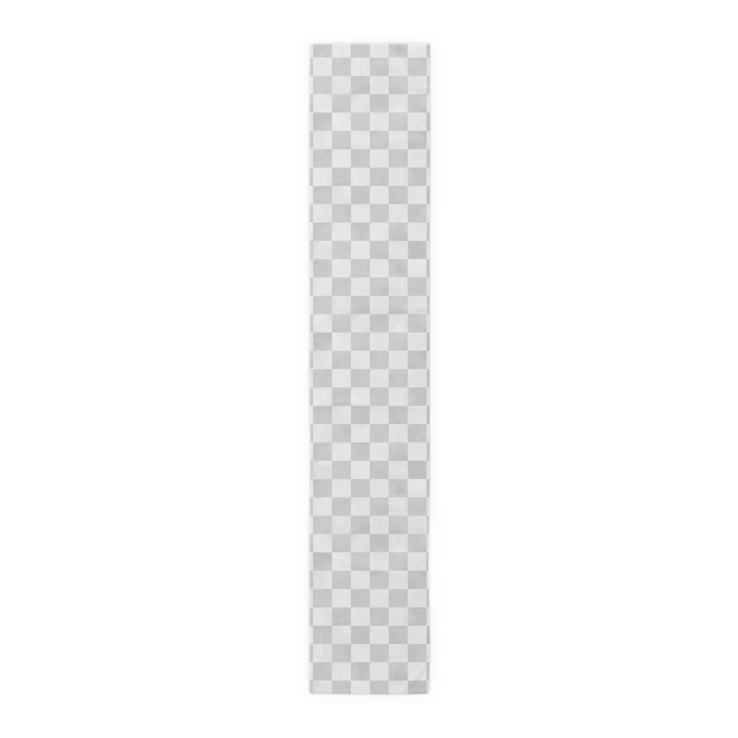 Pastel Checkered Table Runner - Soothing Playfulness, Cotton Twill or Polyester - Perfect for Refreshing & Modern Home Decor