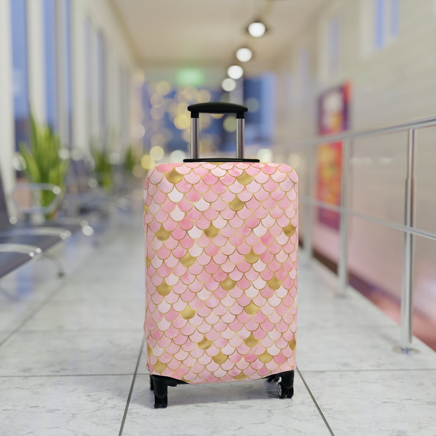 Mermaid Tail Luggage Cover - Mermaid Suitcase Protector